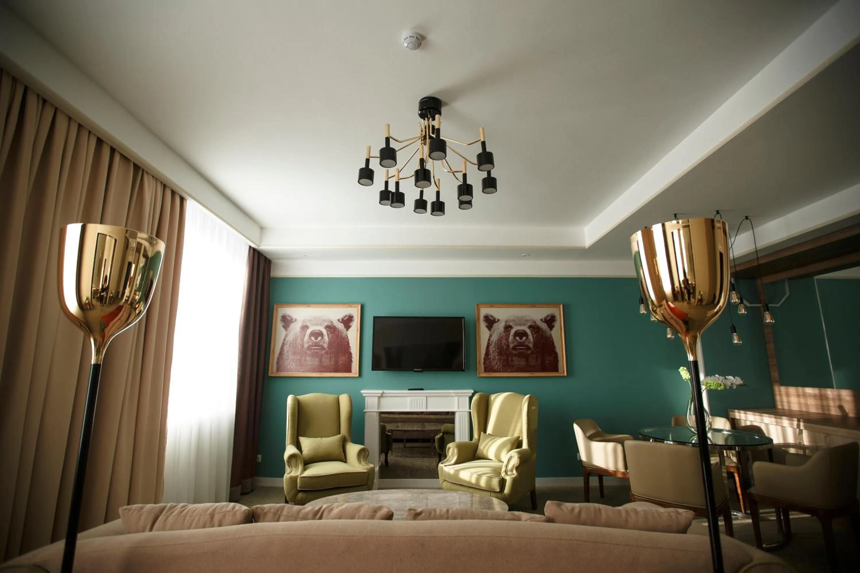 Living room in GREEN Which Hotel