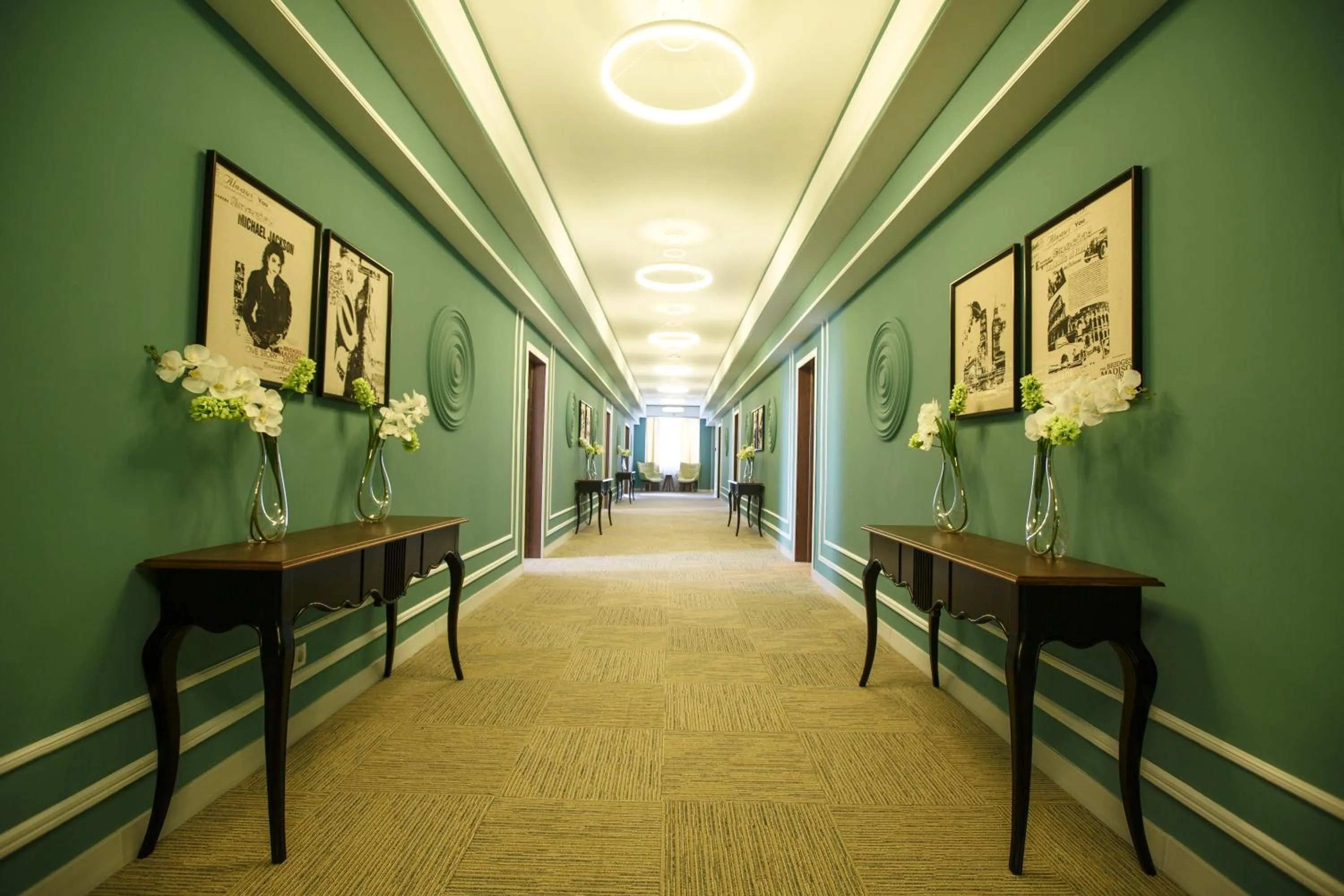 Decorative detail in GREEN Which Hotel