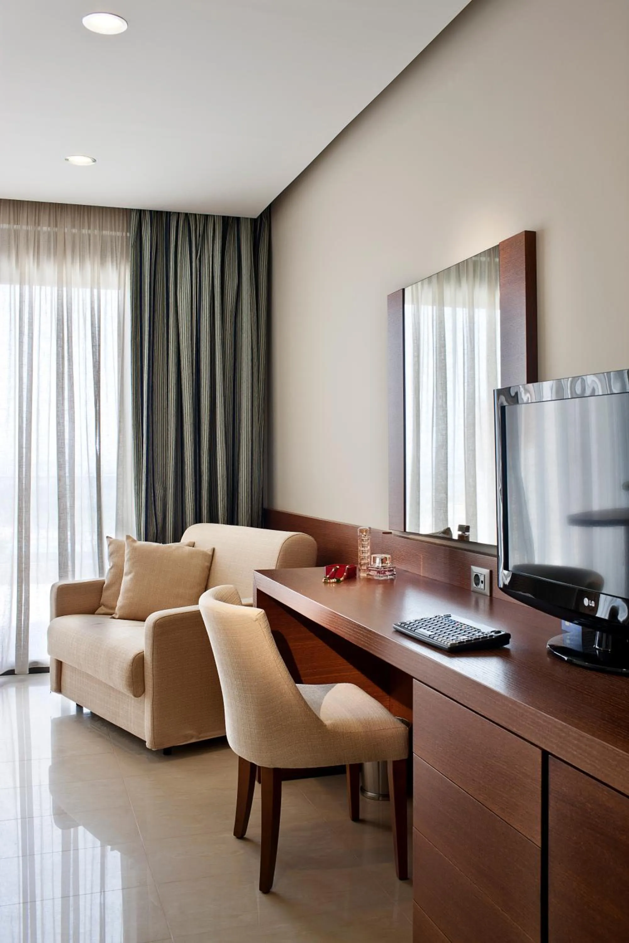 Living room in Apollonion Asterias Resort and Spa