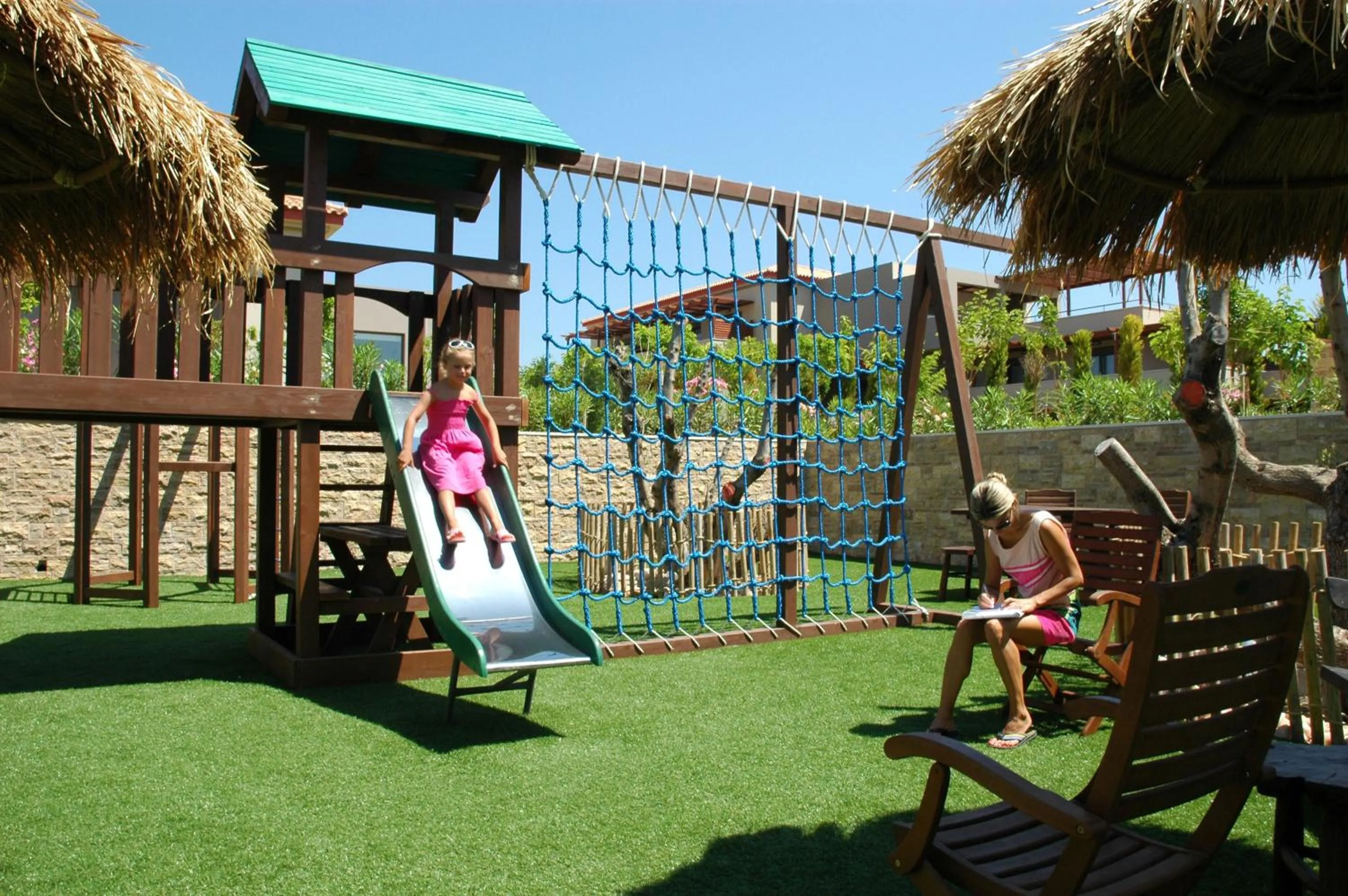 Children play ground in Apollonion Asterias Resort and Spa