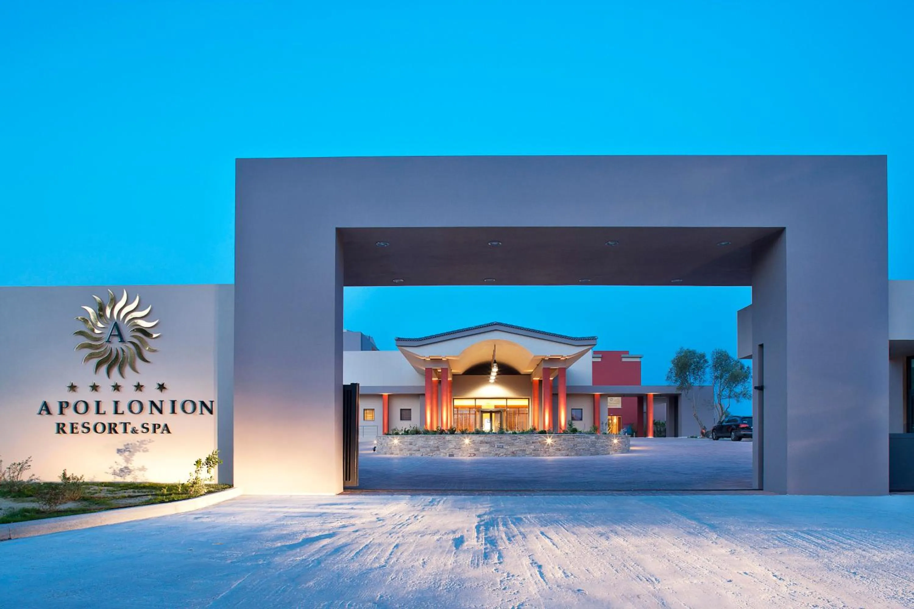 Facade/entrance in Apollonion Asterias Resort and Spa