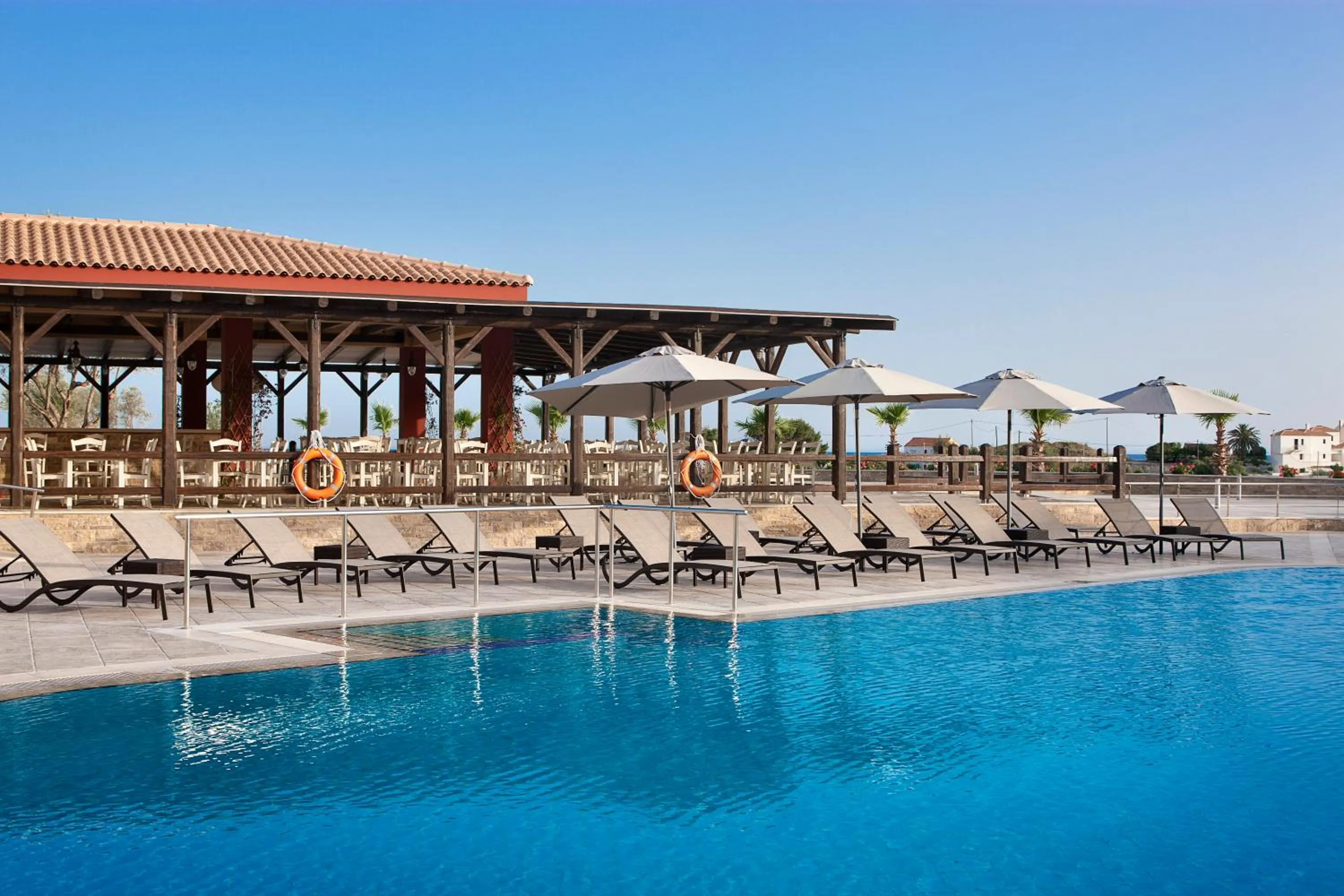 Swimming pool in Apollonion Asterias Resort and Spa