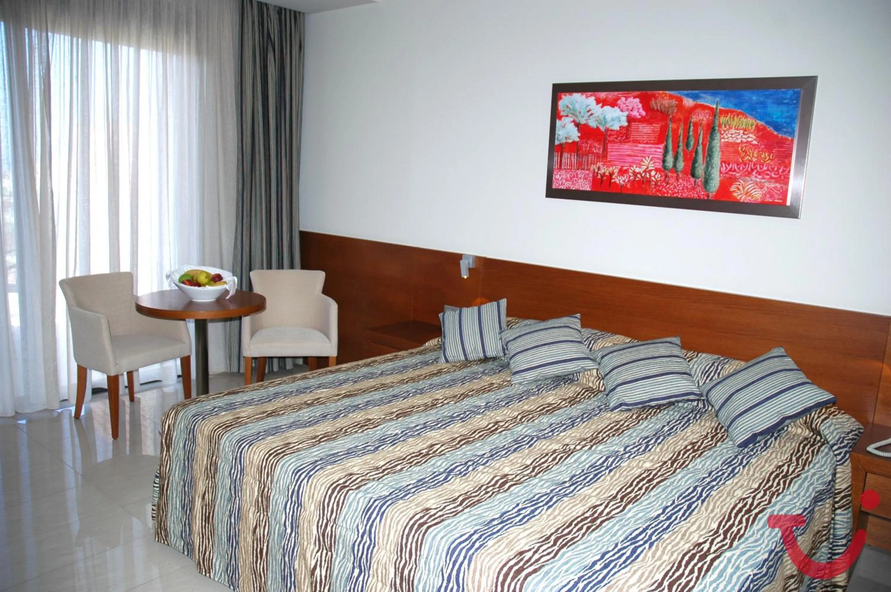 Bedroom, Bed in Apollonion Asterias Resort and Spa