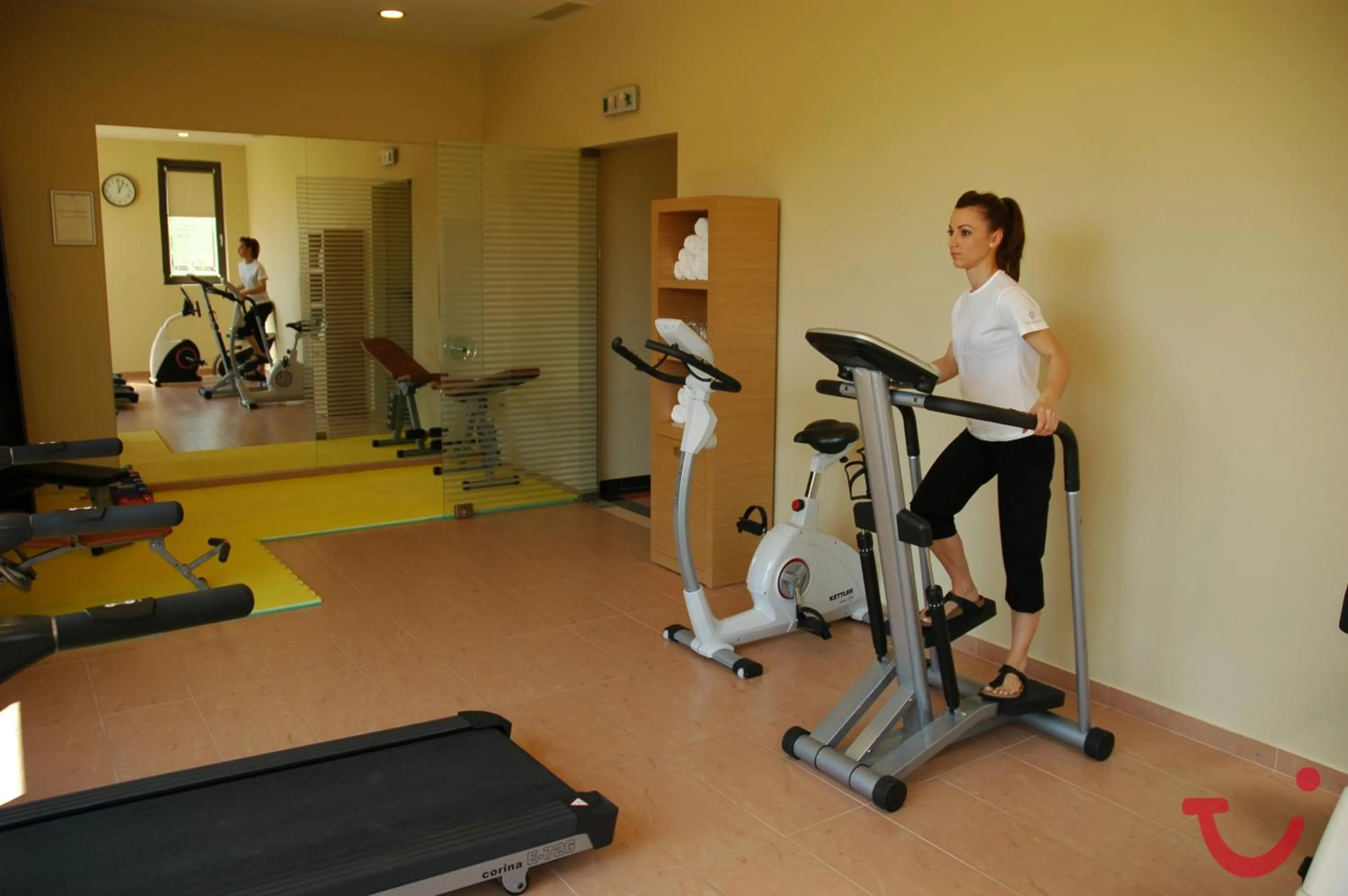 Fitness centre/facilities in Apollonion Asterias Resort and Spa