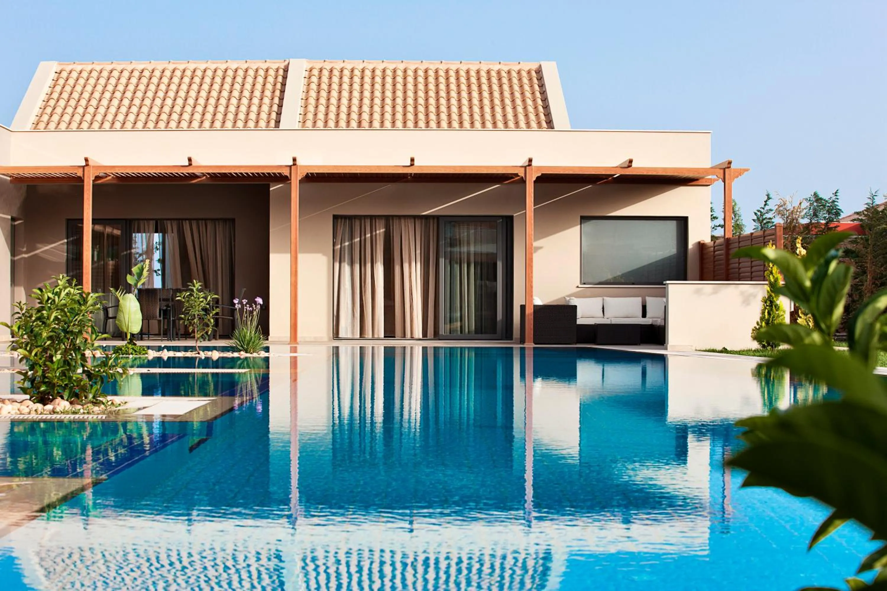 Swimming pool in Apollonion Asterias Resort and Spa