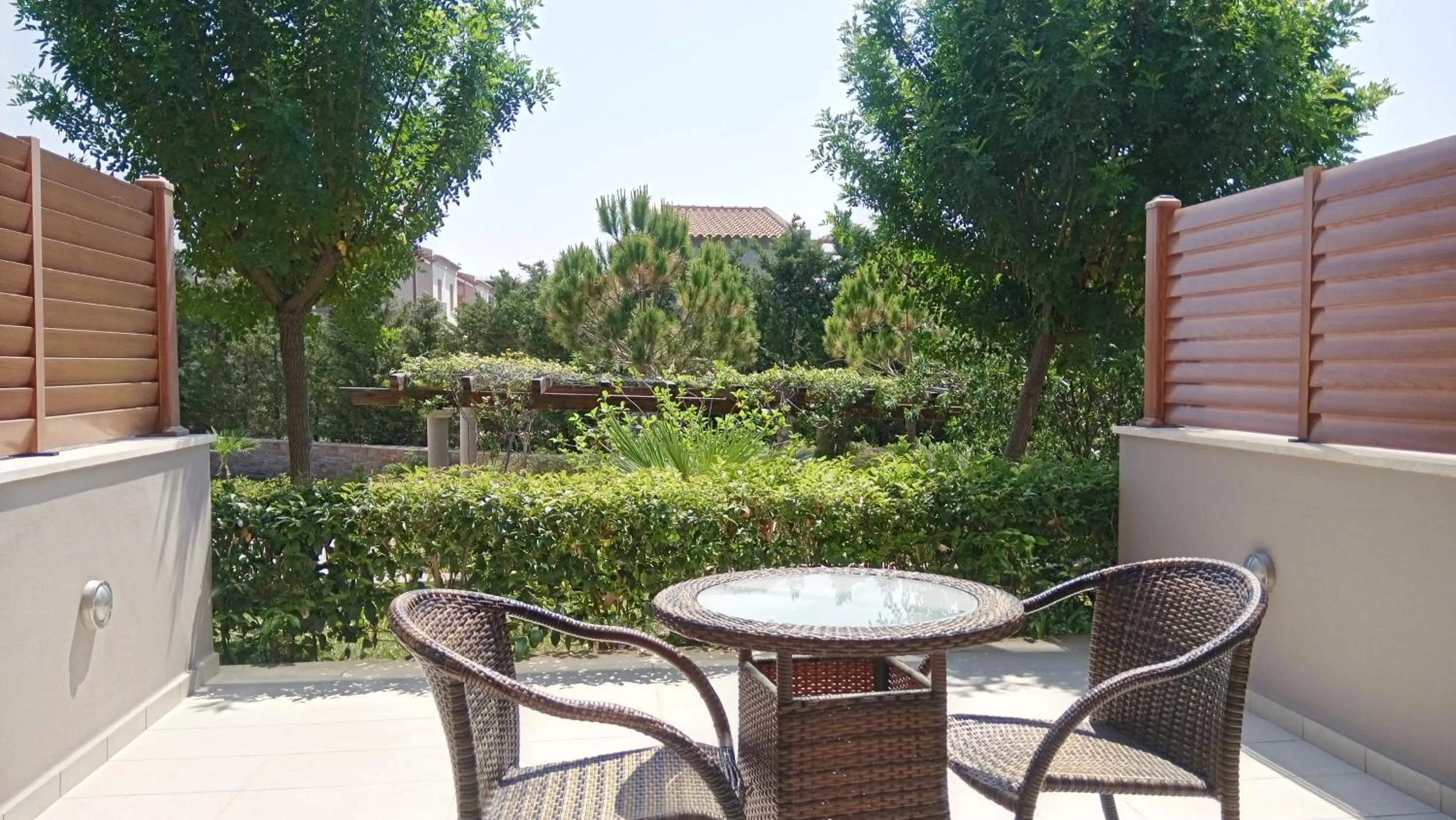 Garden view in Apollonion Asterias Resort and Spa