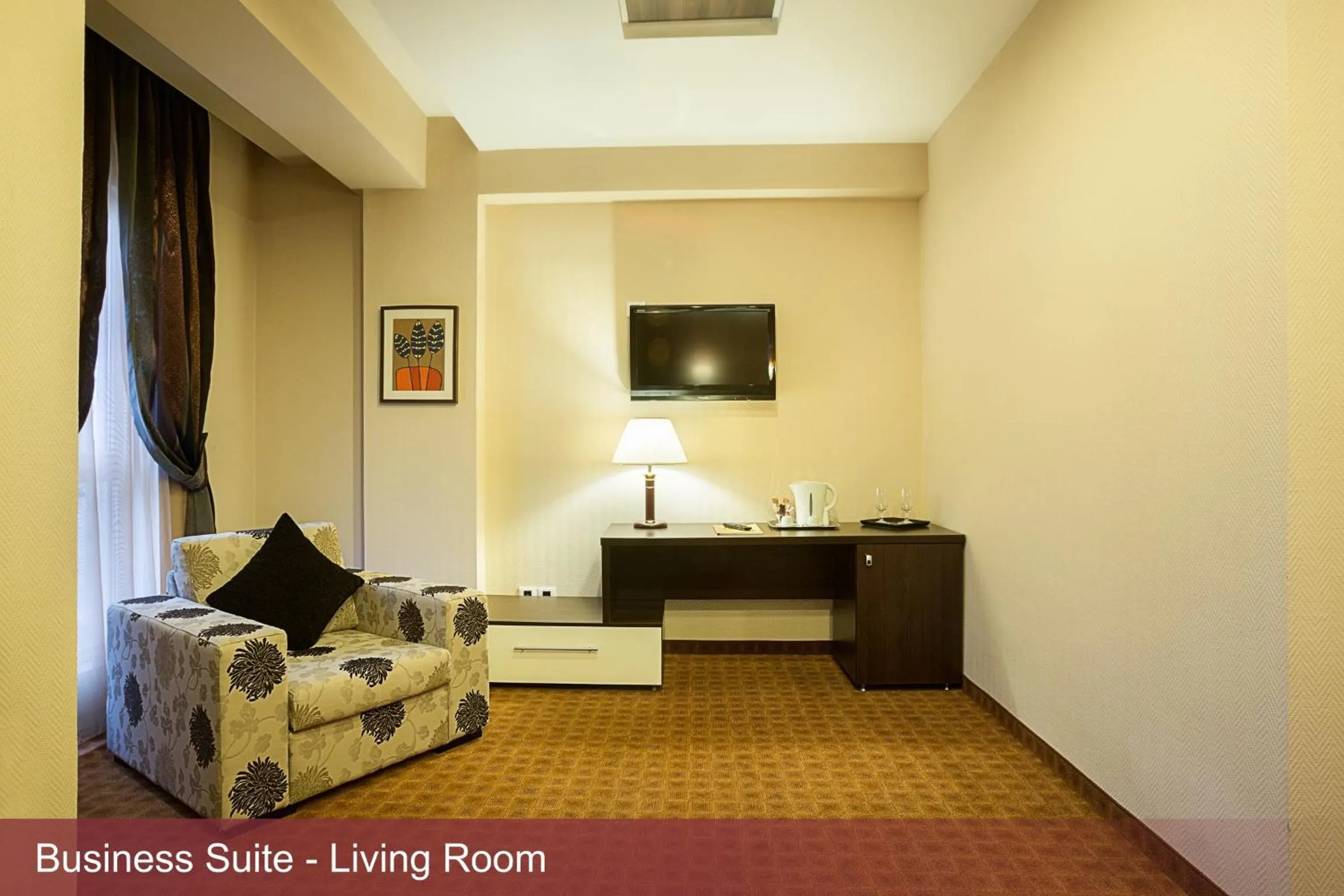 Seating area in INTER BUSINESS Bucharest