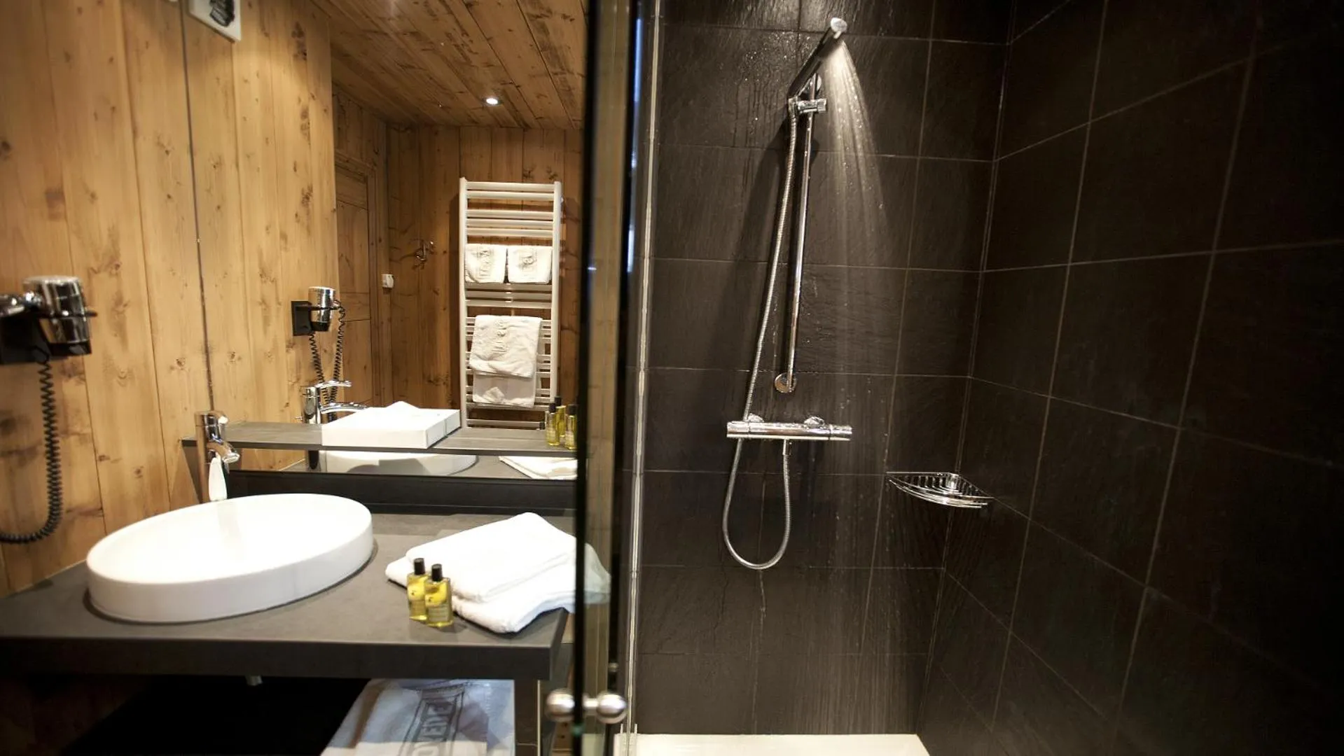 Shower in Hotel Le Samoyede