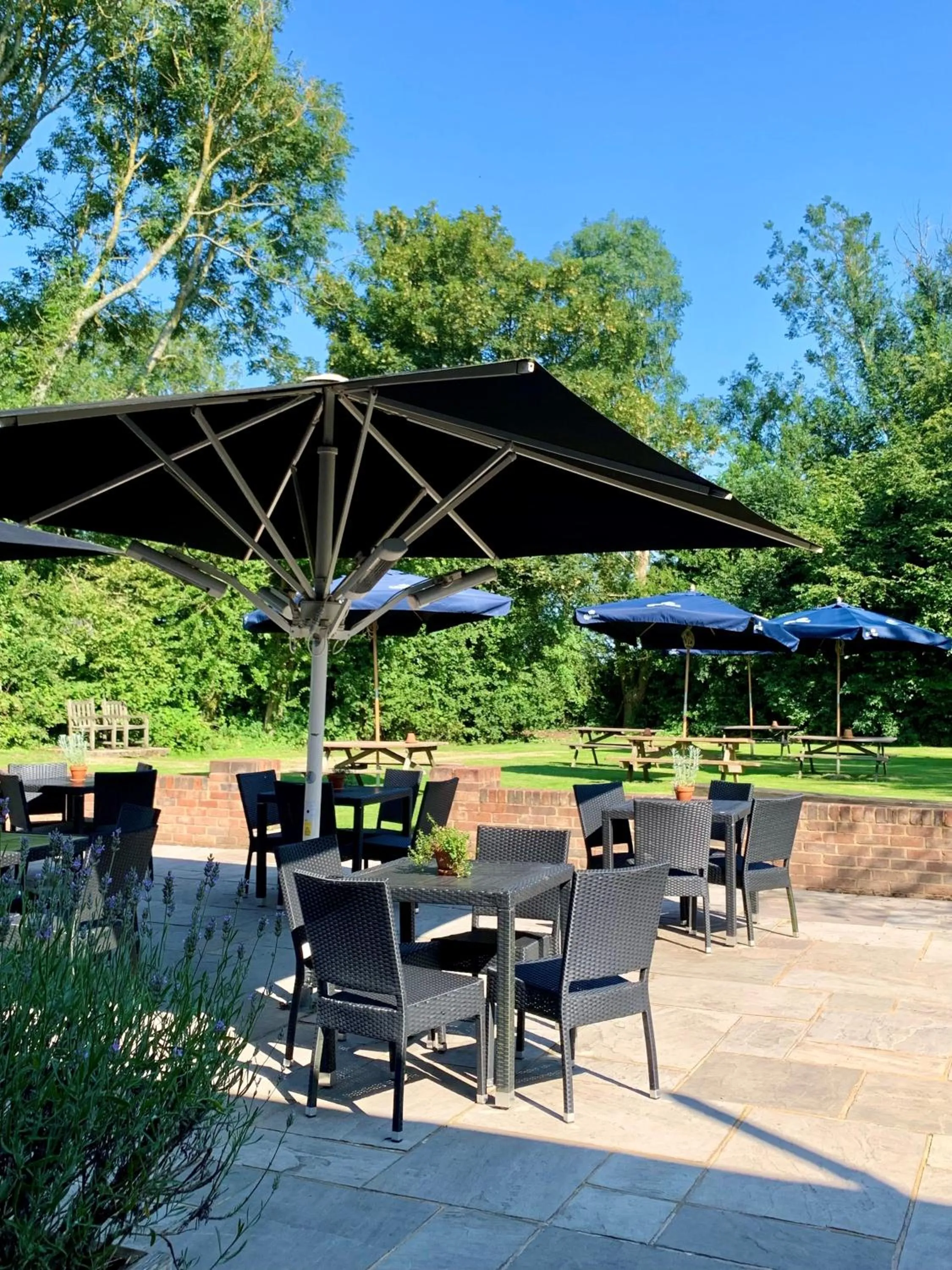 Patio in The Bowl Inn