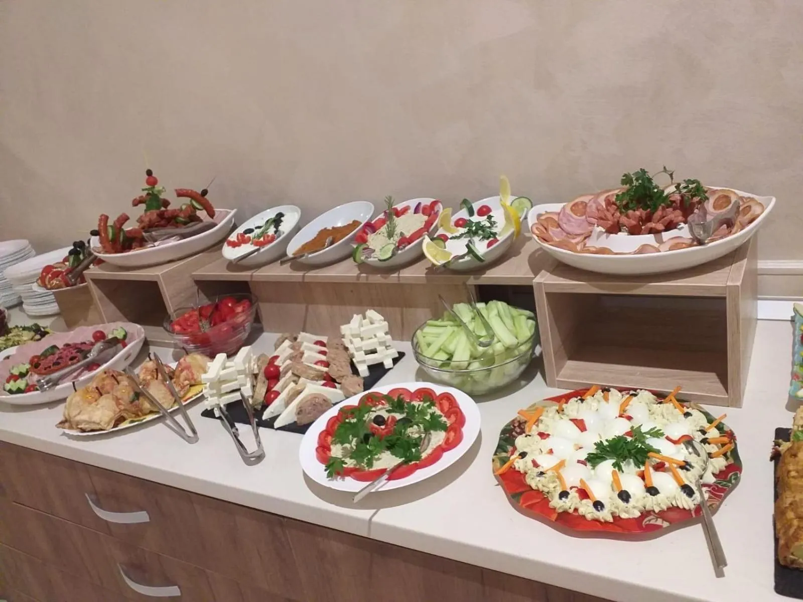 Buffet breakfast in Hotel Nevis Wellness & SPA