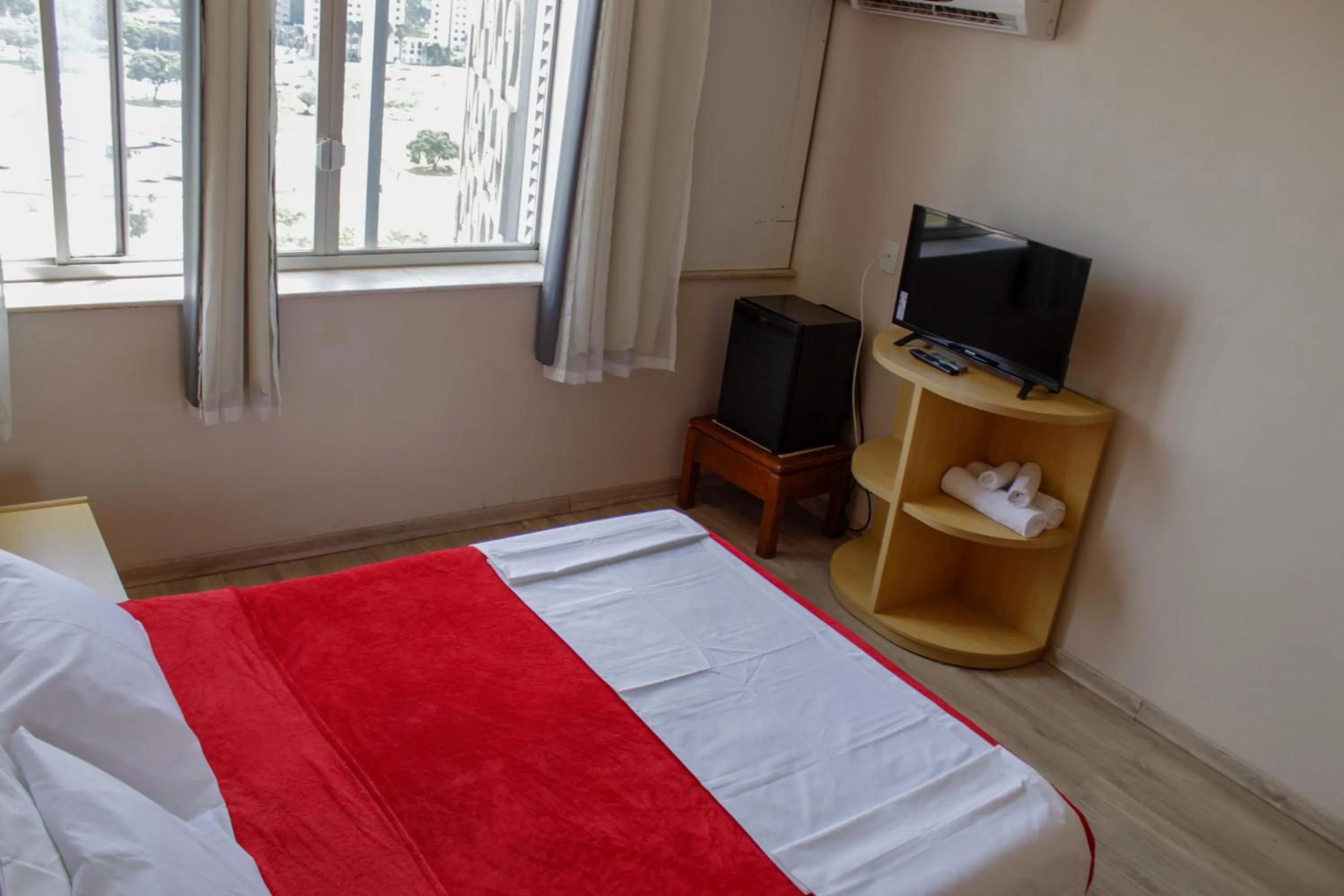 Bed in Airam Brasília Hotel