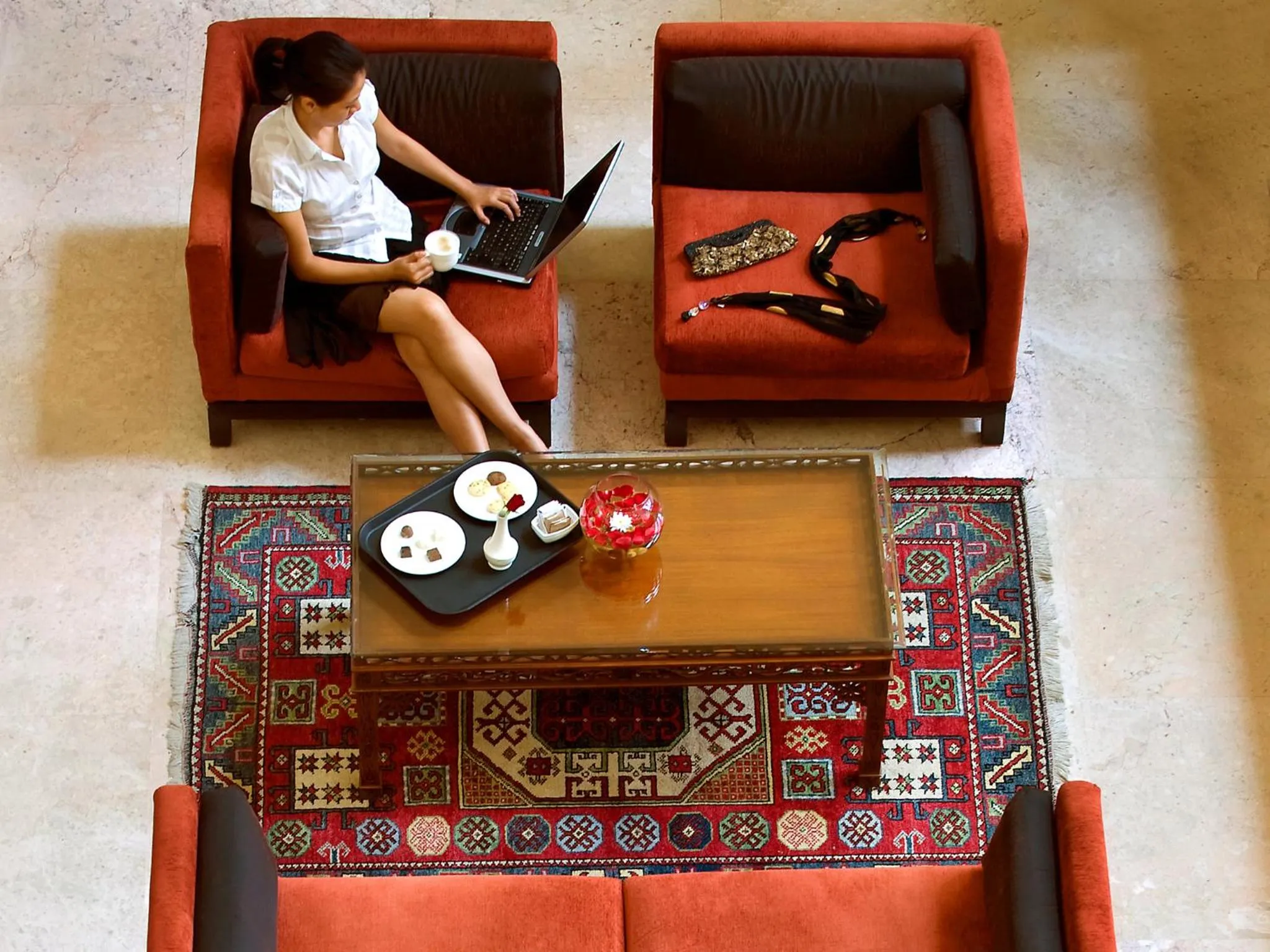 Lobby or reception in The Lalit Mumbai