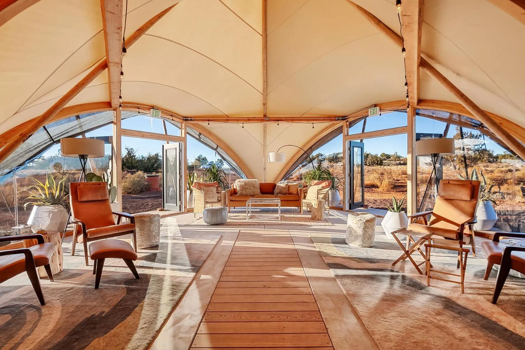 Property building in Under Canvas Grand Canyon