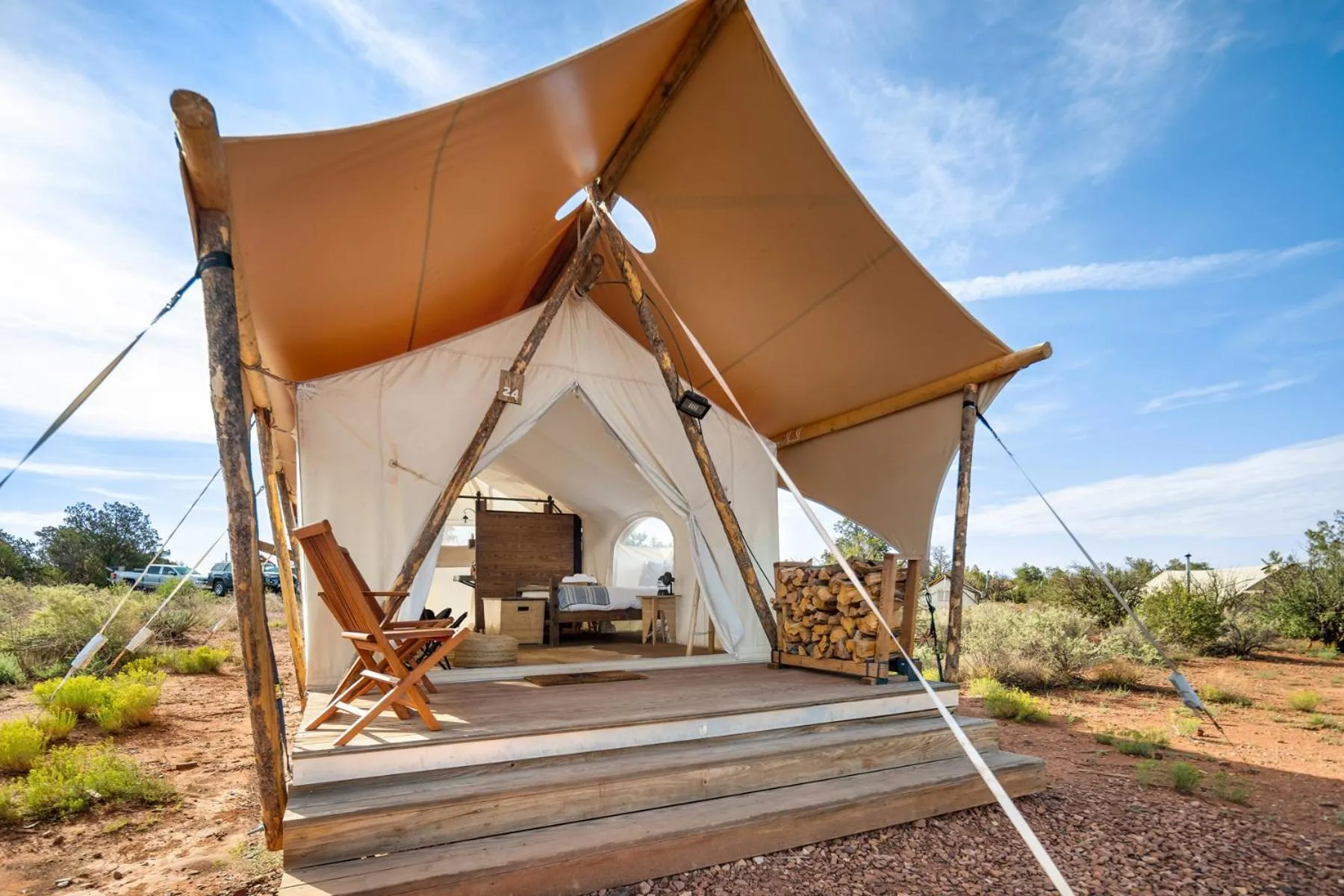 View (from property/room) in Under Canvas Grand Canyon