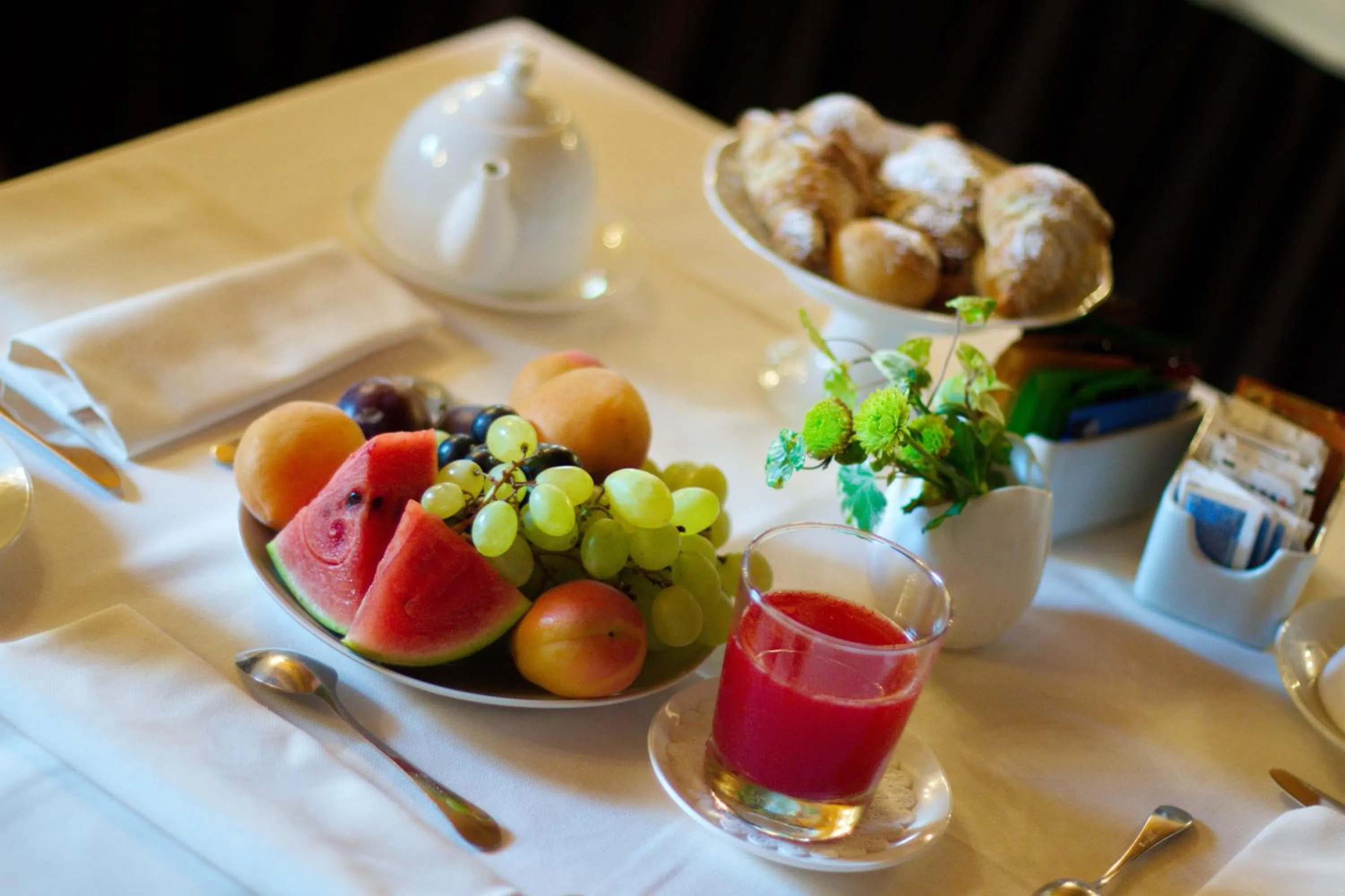 Food and drinks in Hotel Asolo