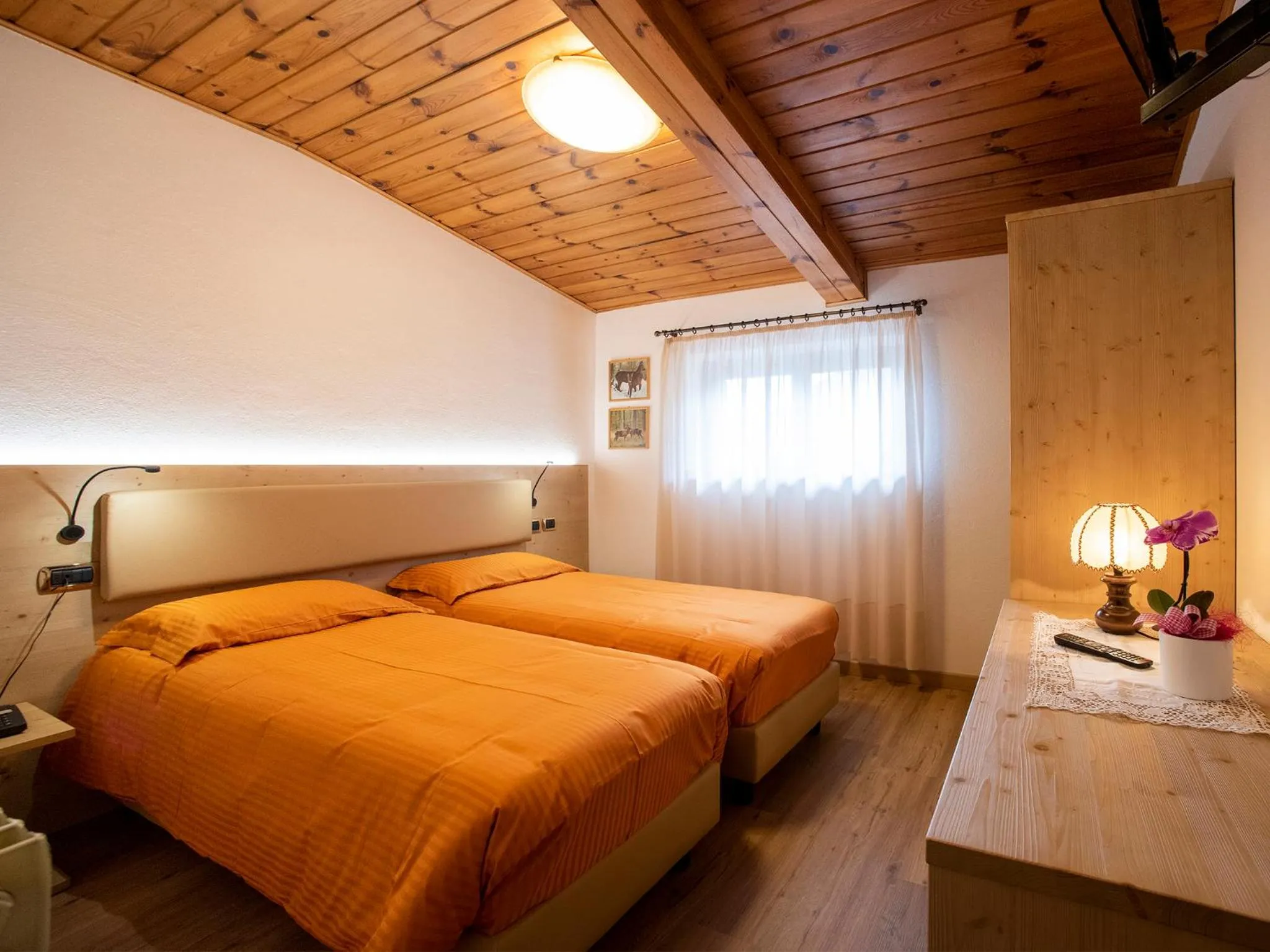 Bed in Hotel Adriana