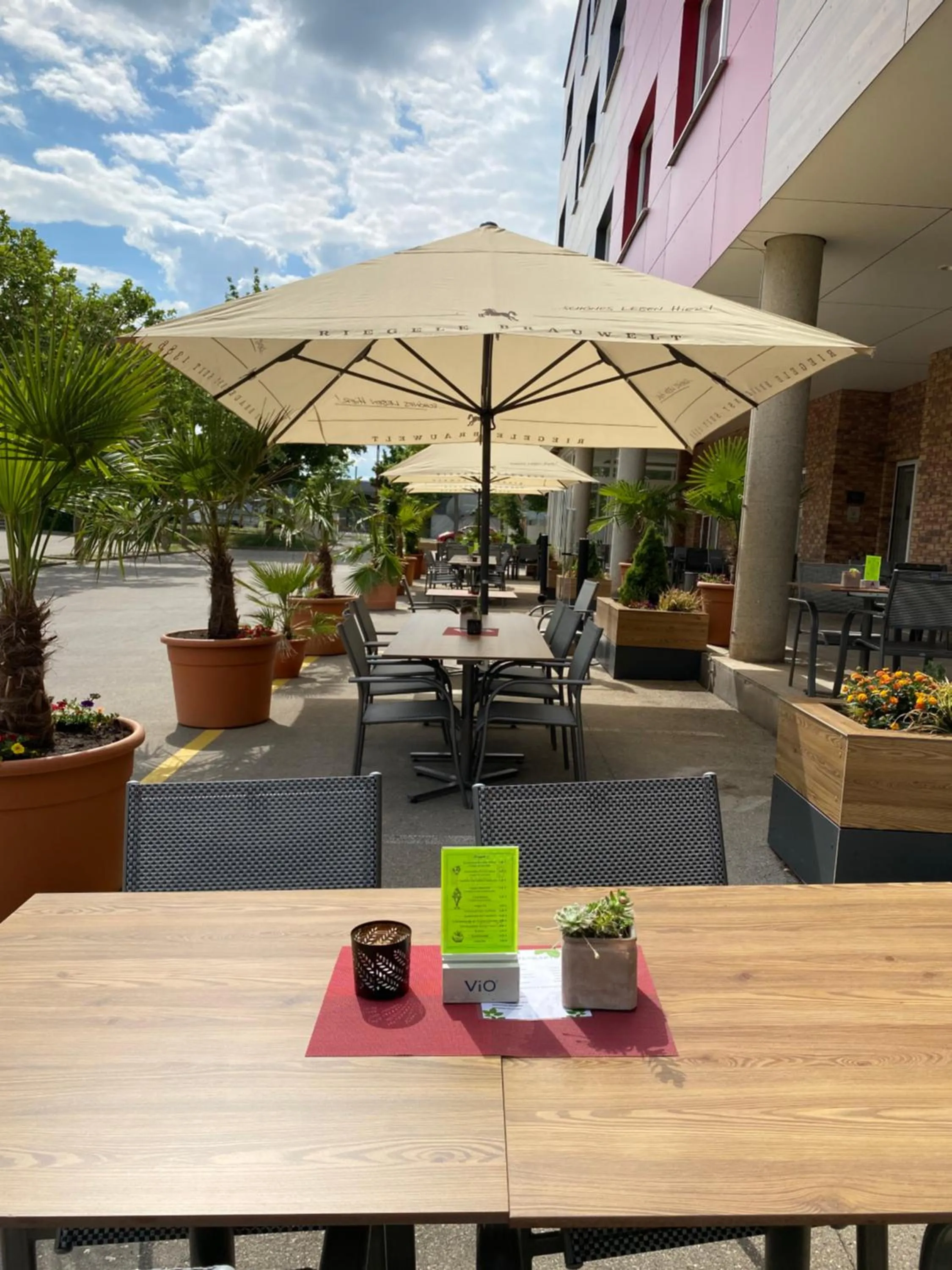 Patio in Hotel Asgard