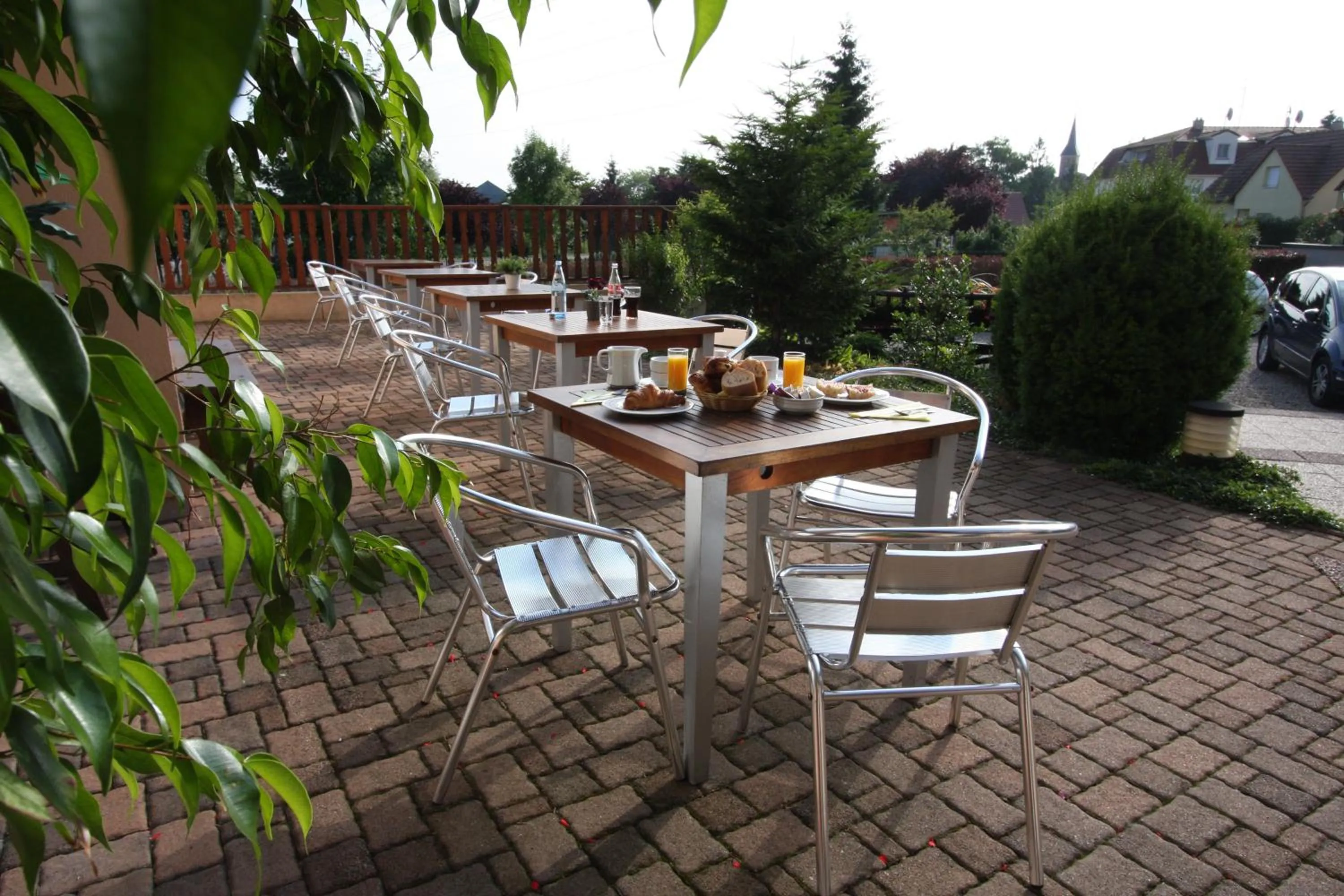 Balcony/Terrace in Hôtel Restaurant Les Alizés