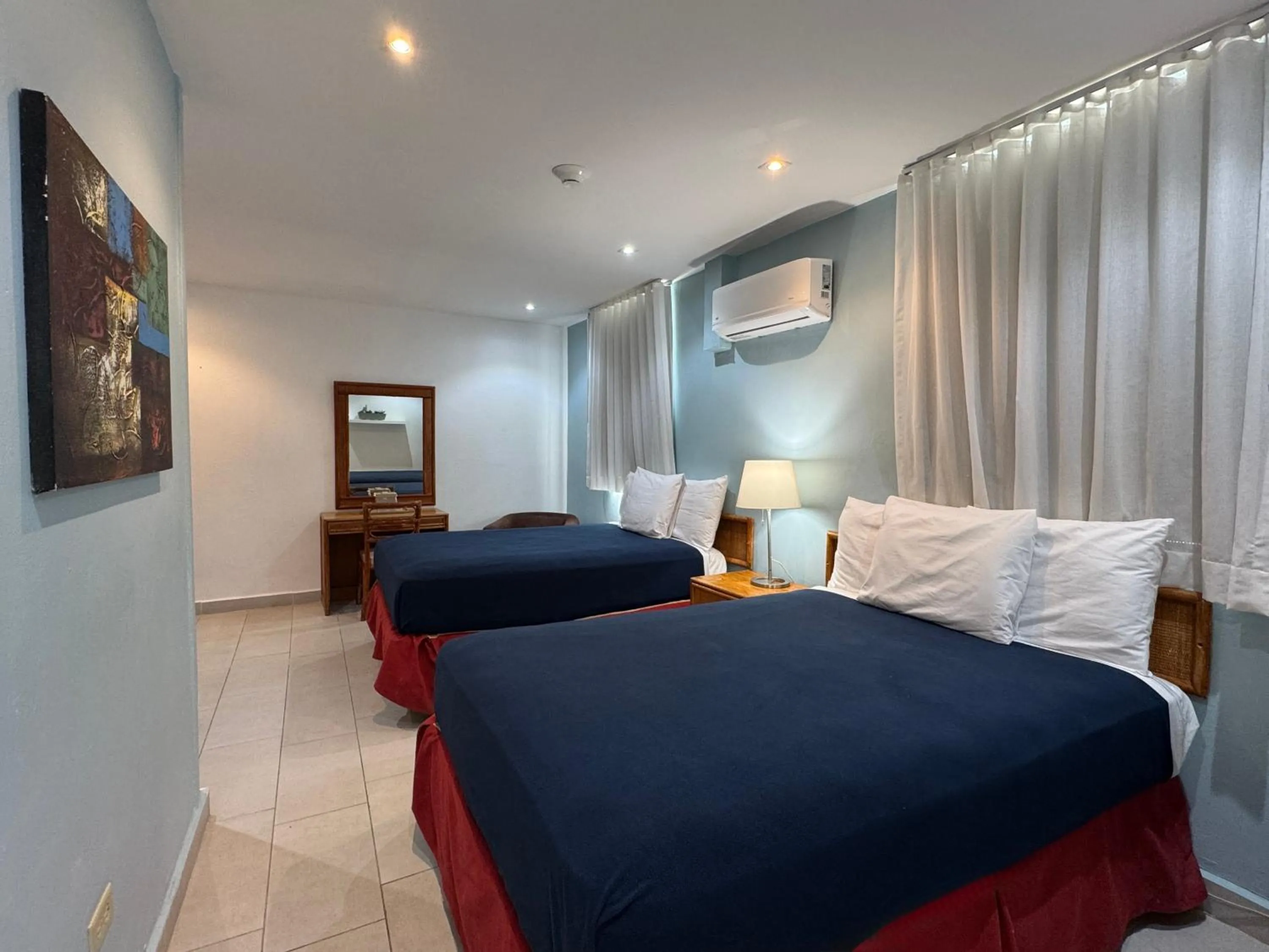 Bed in Sandy Beach Hotel