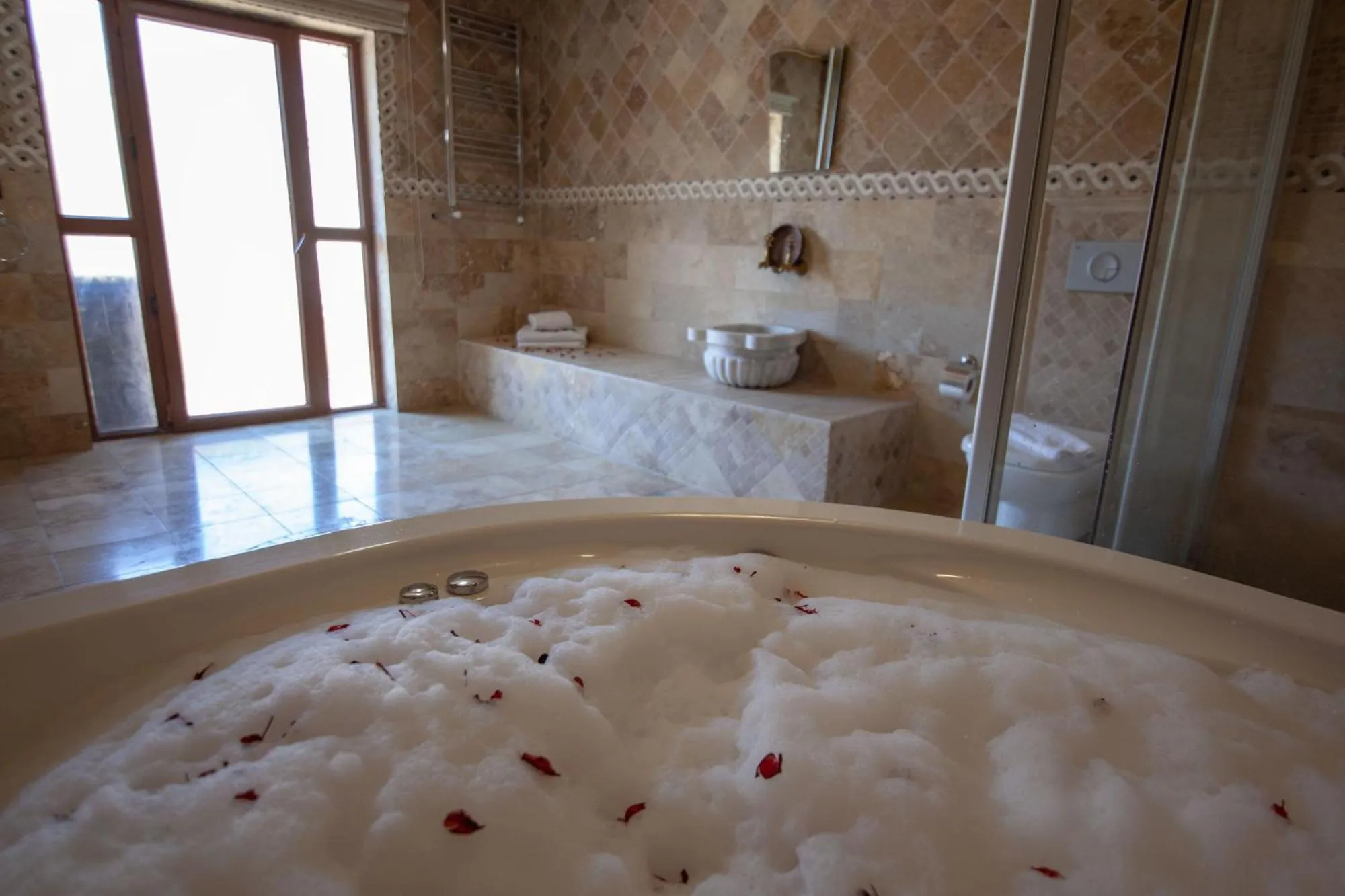 Hot Tub in Peace Stone House