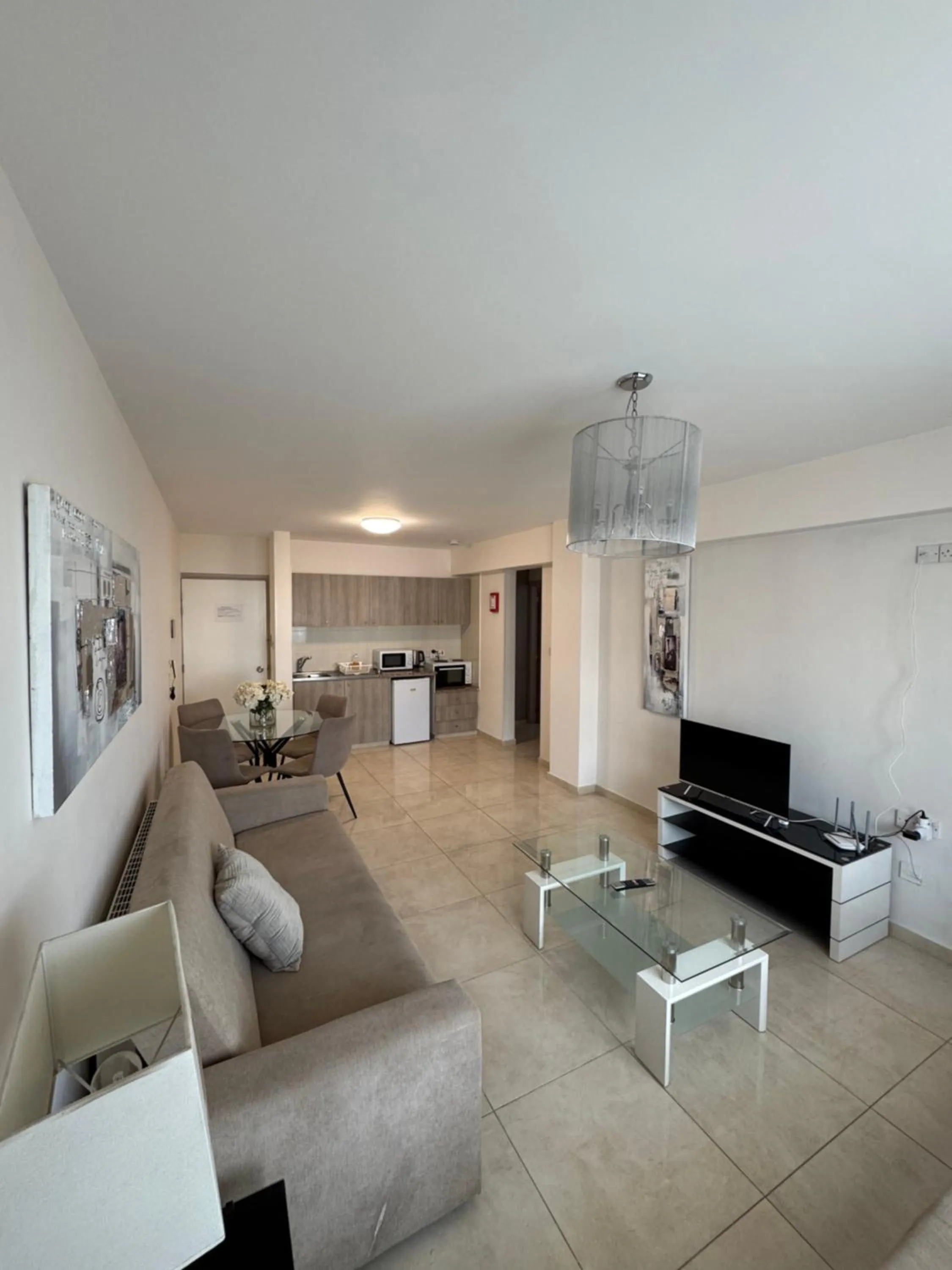 Kitchen or kitchenette in Marianna Hotel Apartments