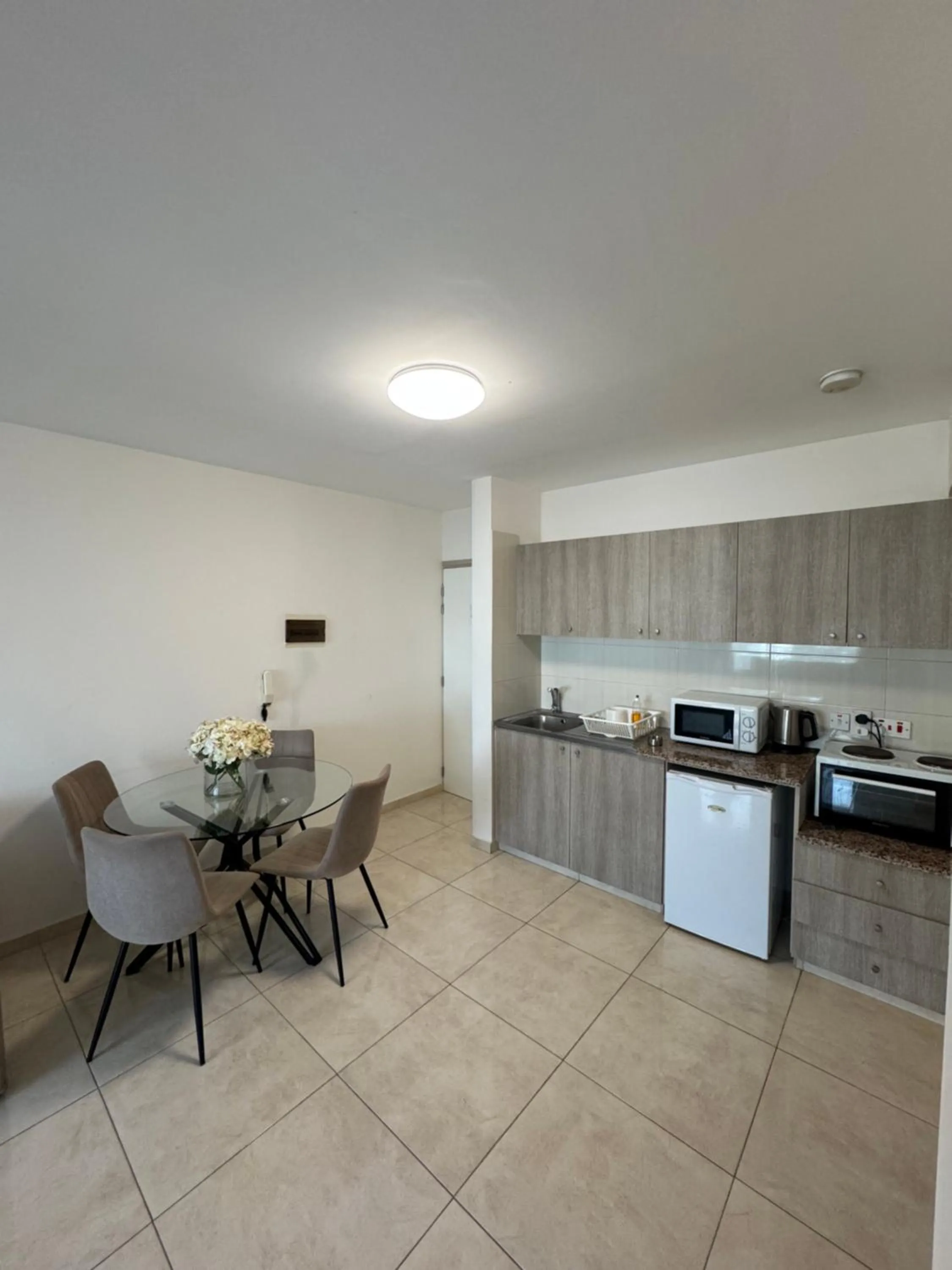Kitchen or kitchenette in Marianna Hotel Apartments