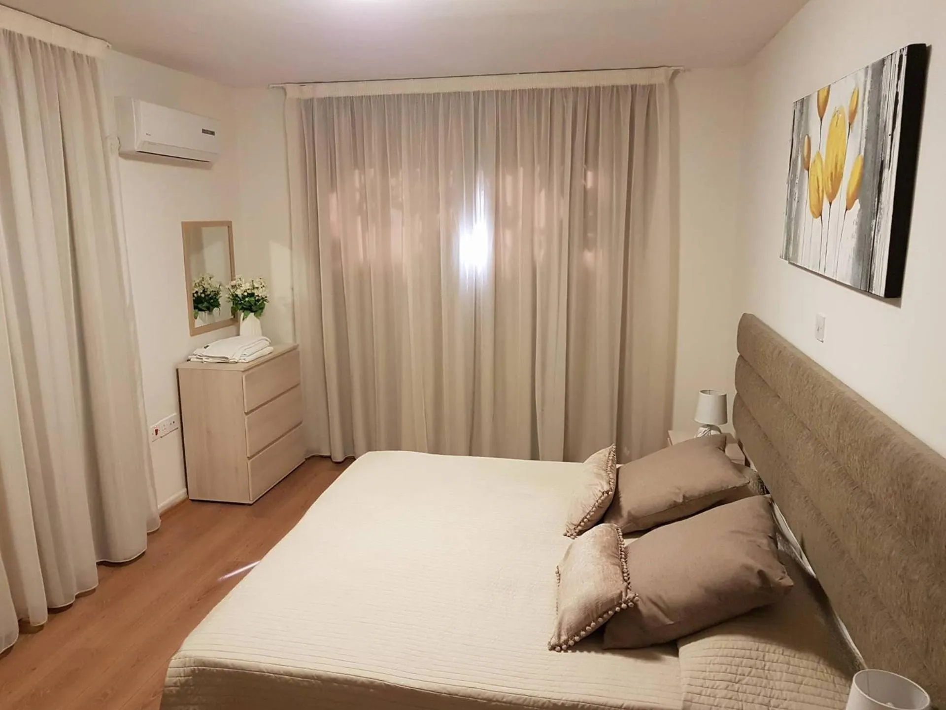 Bed in Marianna Hotel Apartments