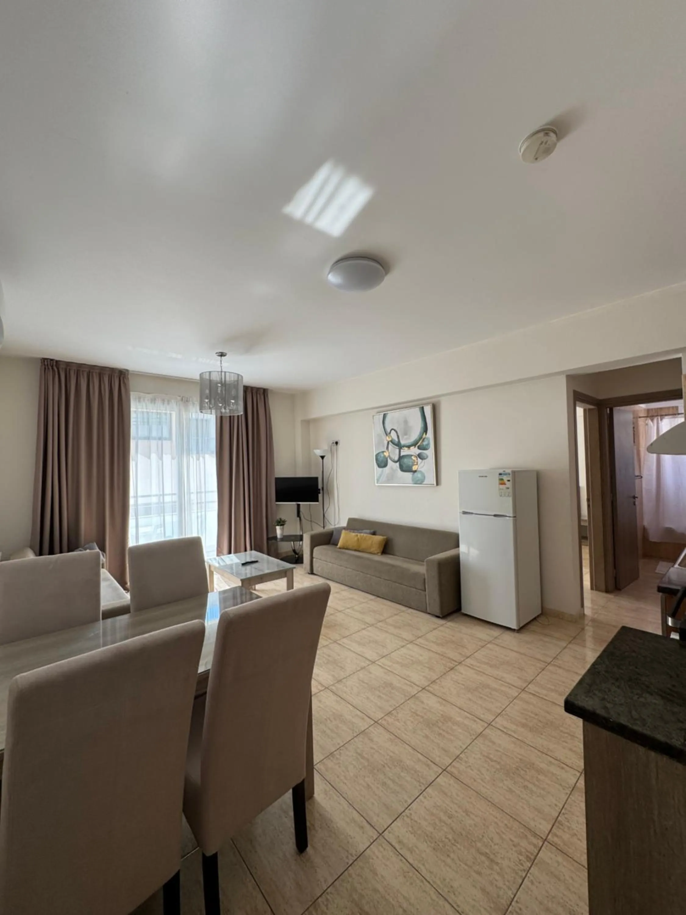 Kitchen or kitchenette in Marianna Hotel Apartments