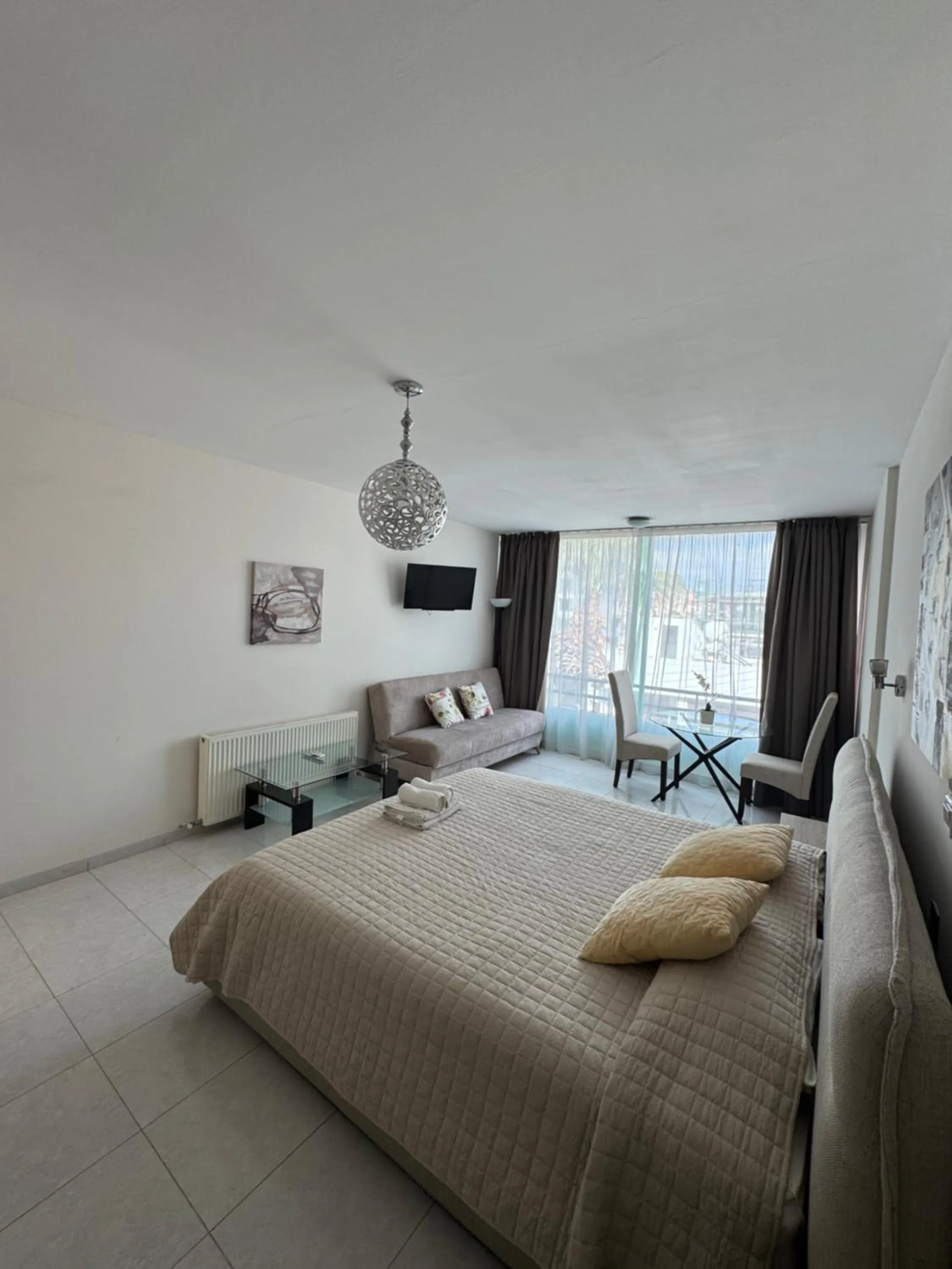 Bed in Marianna Hotel Apartments