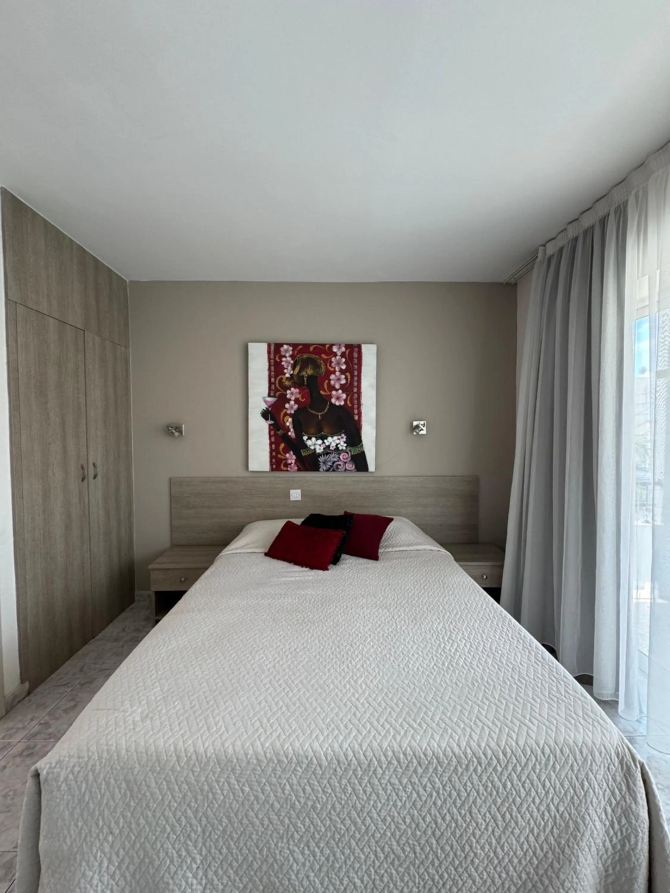 Bed in Marianna Hotel Apartments