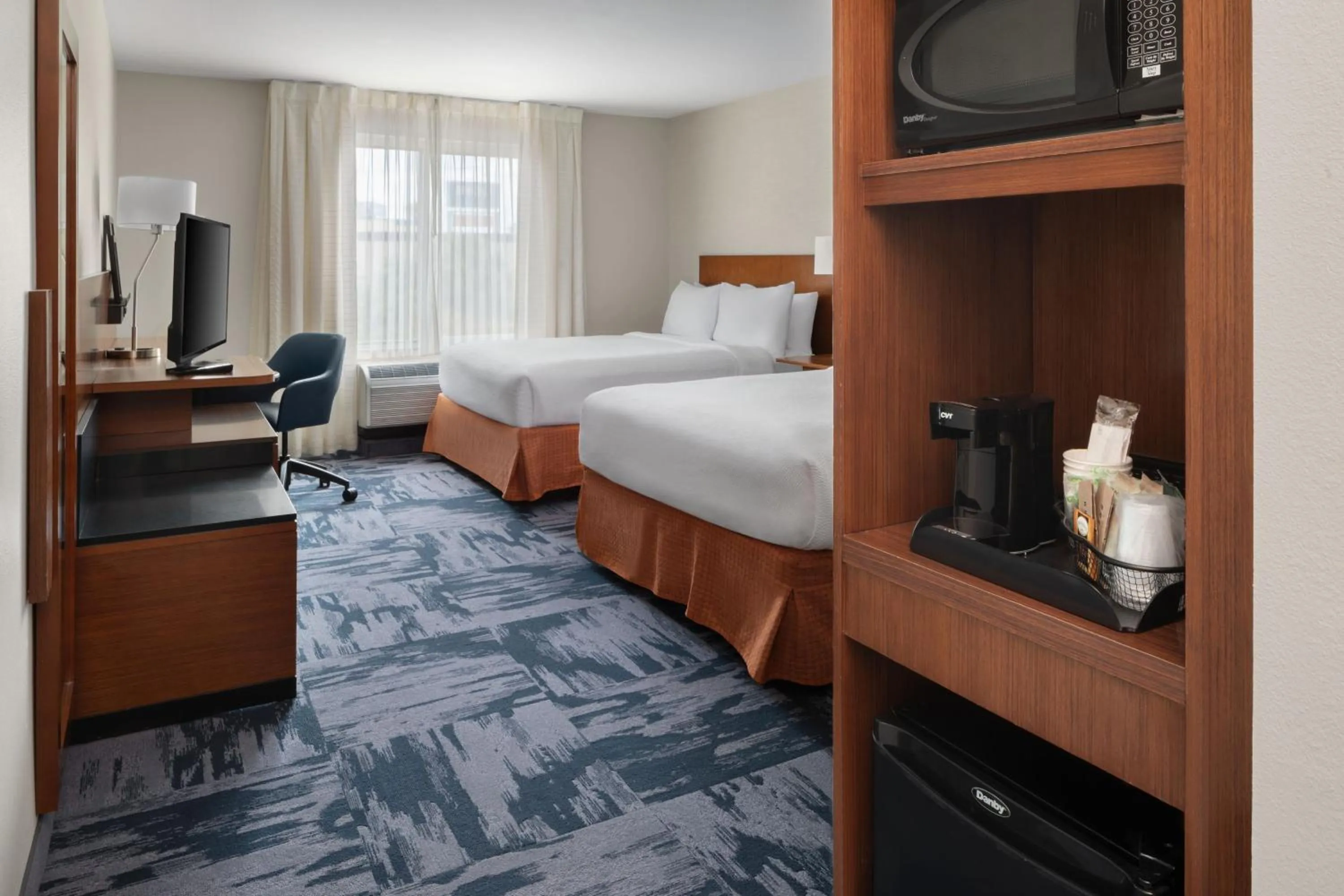 Lounge or bar, Bed in Fairfield Inn & Suites by Marriott Orlando Kissimmee/Celebration