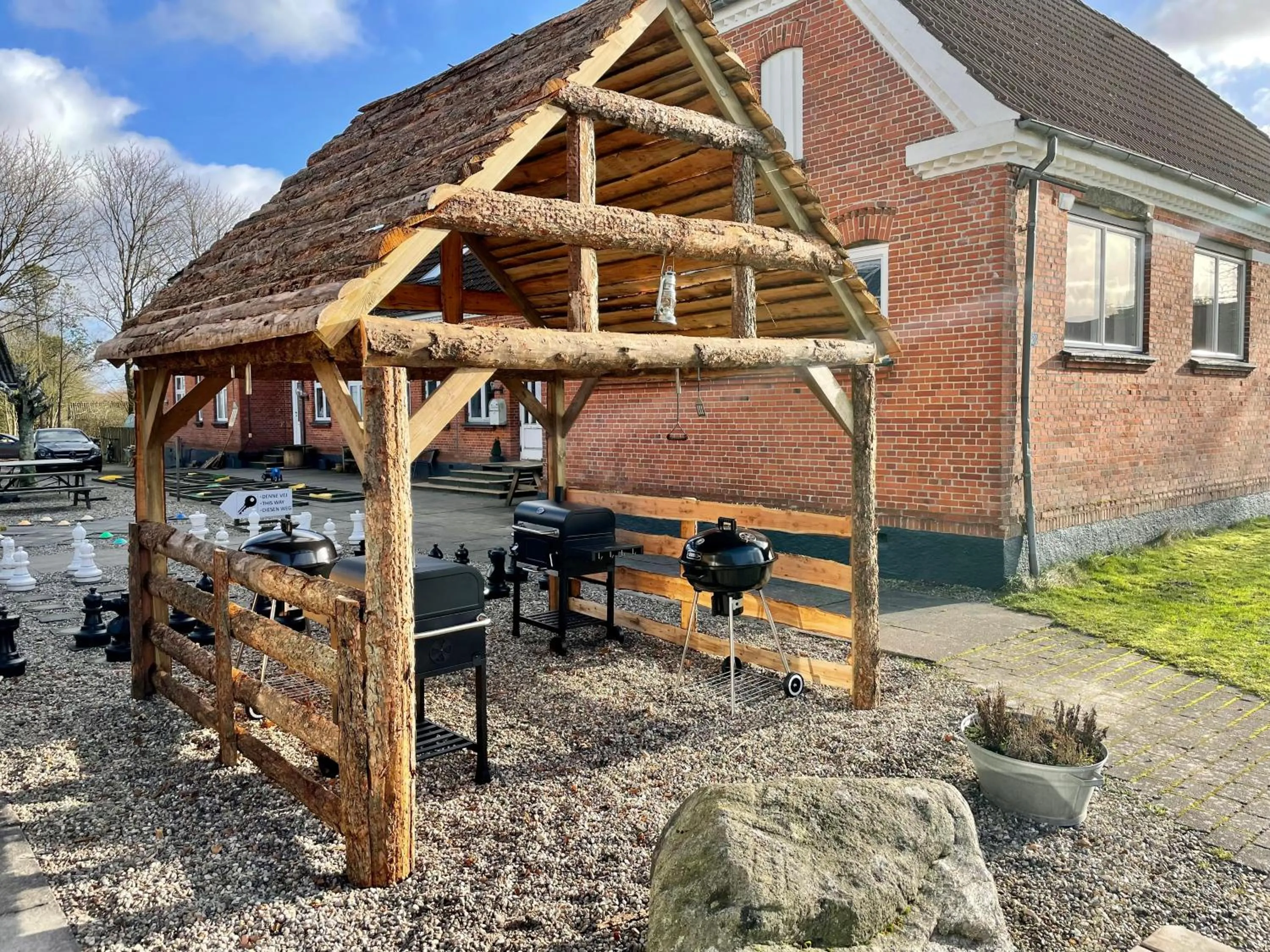 BBQ facilities in Hestkær Family Rooms