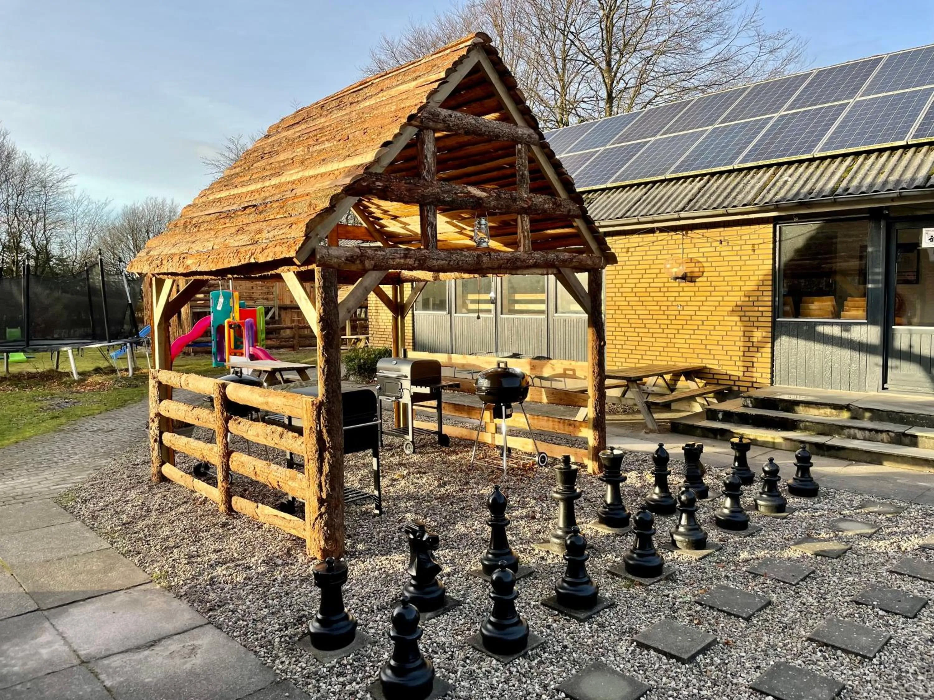 BBQ facilities in Hestkær Family Rooms