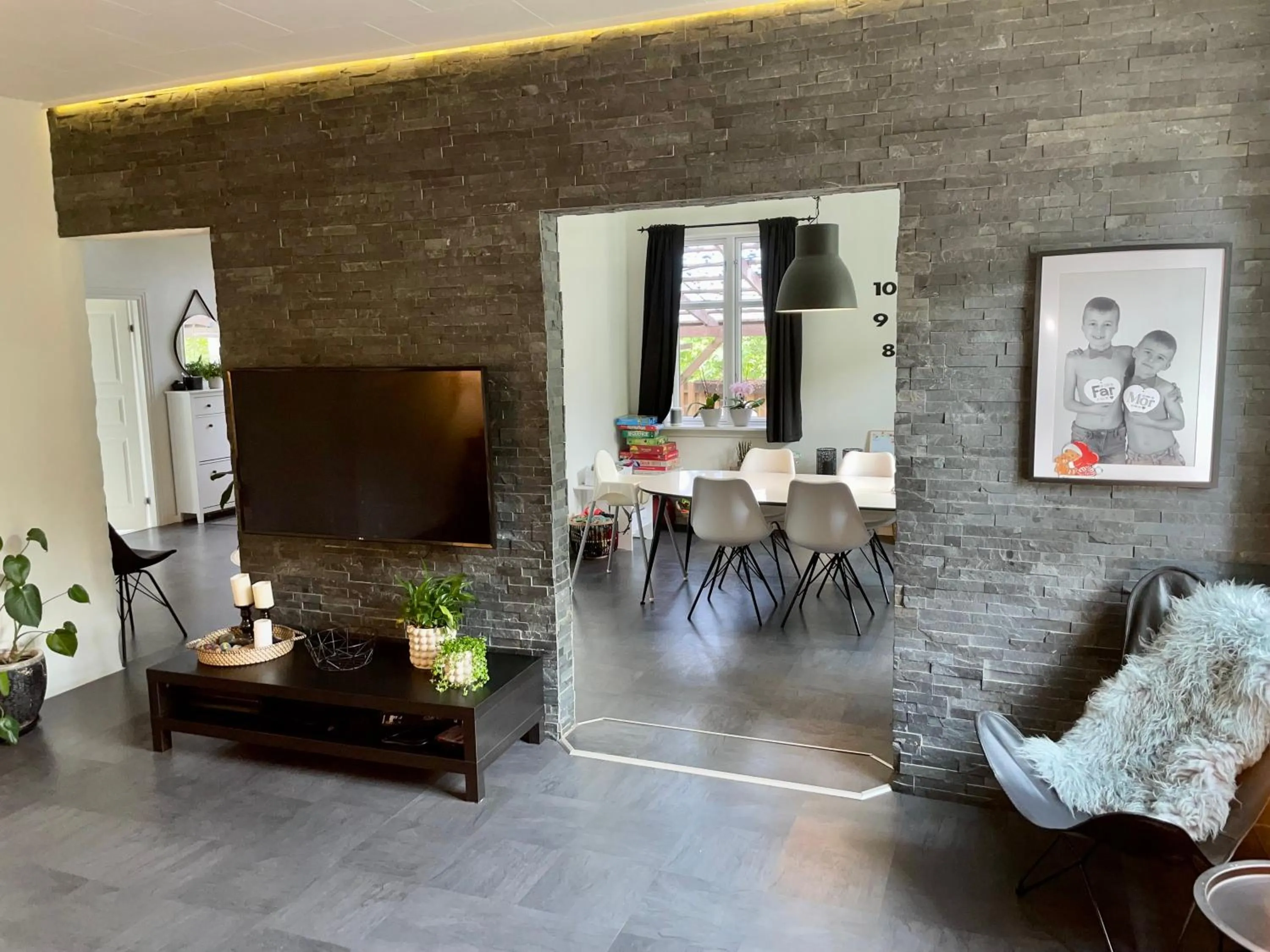 TV and multimedia in Hestkær Family Rooms