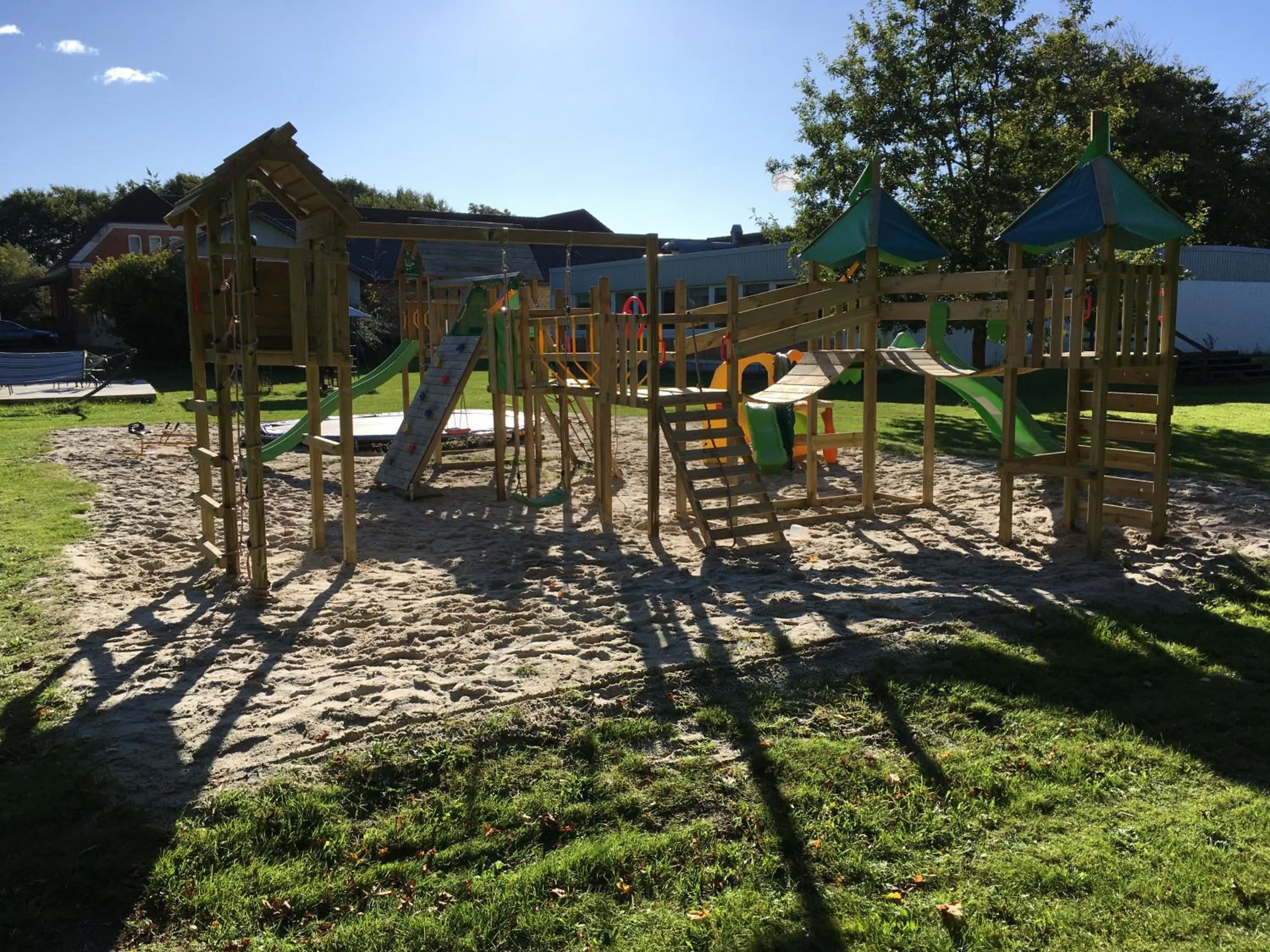 Children play ground in Hestkær Family Rooms