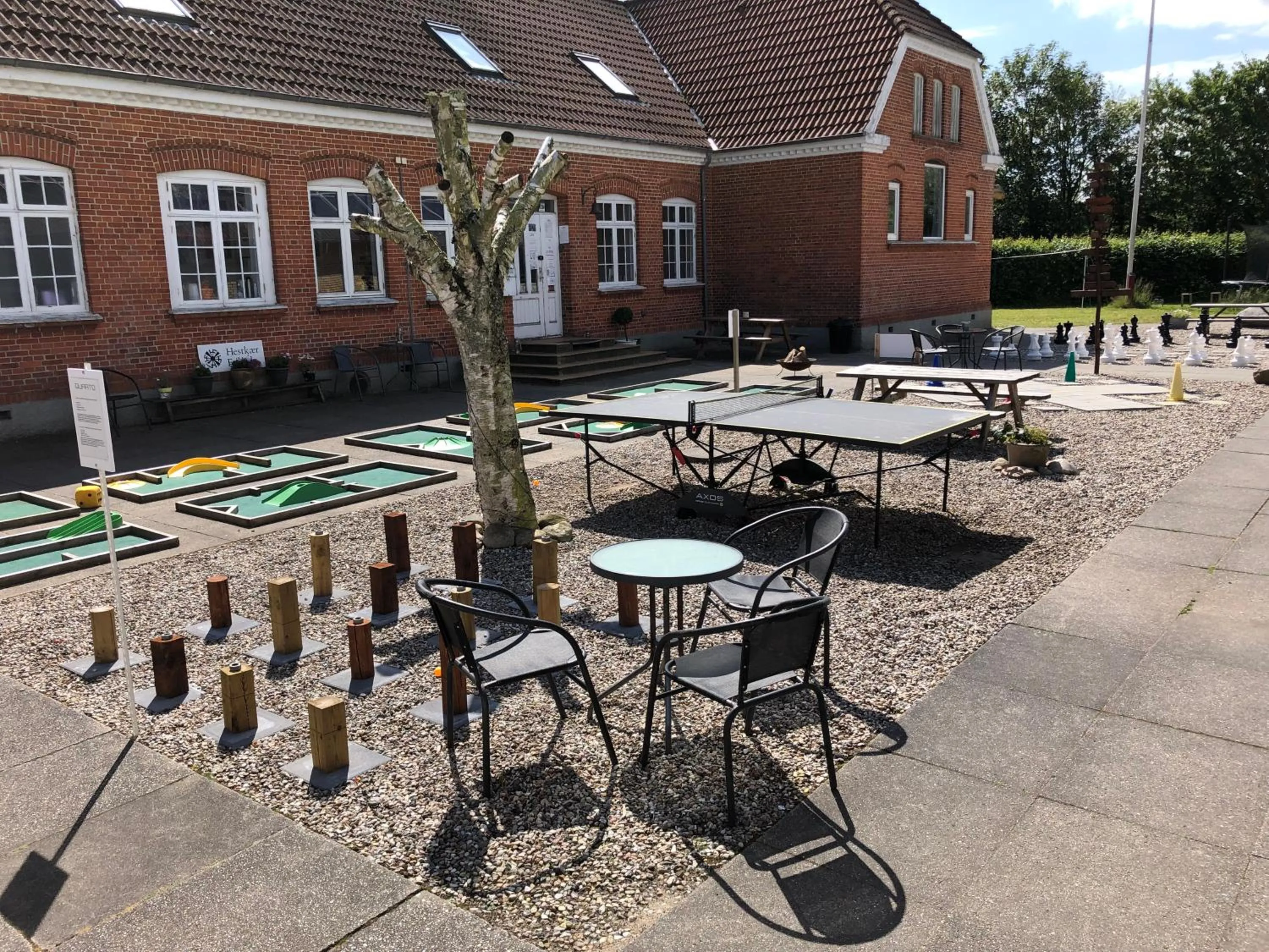 Children play ground in Hestkær Family Rooms