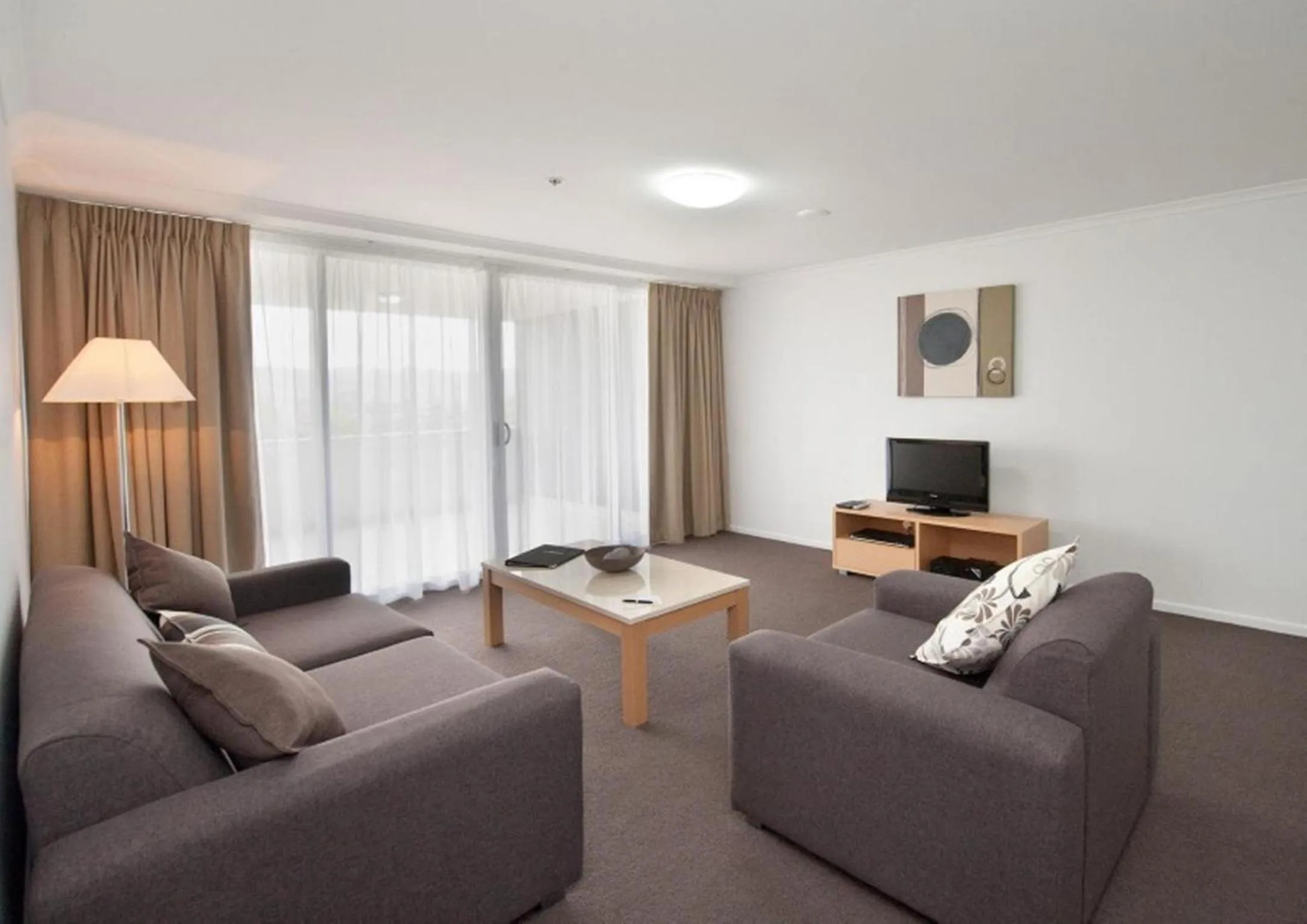 Living room in Edge Apartment Hotel