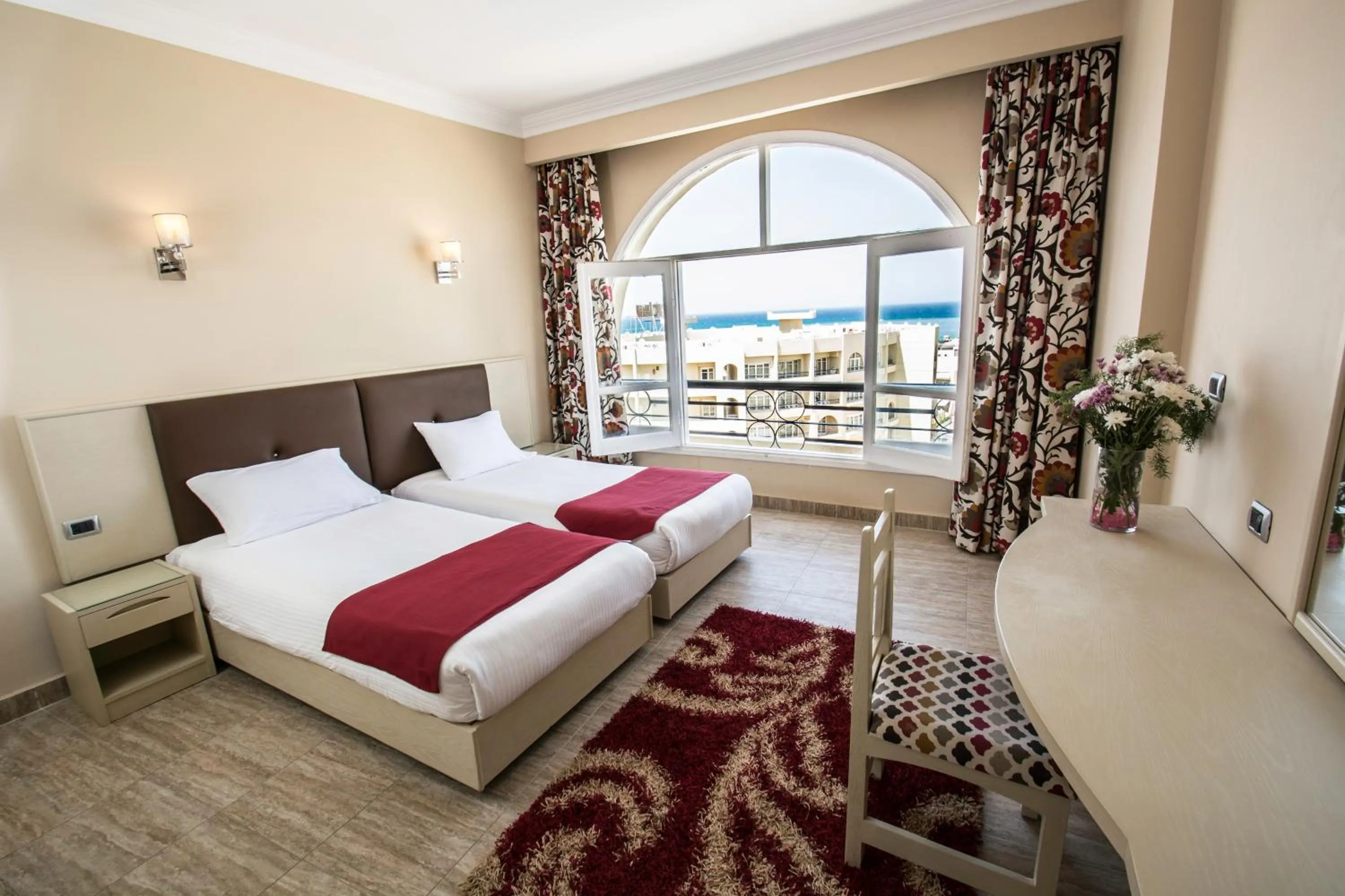 Bed in Sunny Days Mirette Family Resort