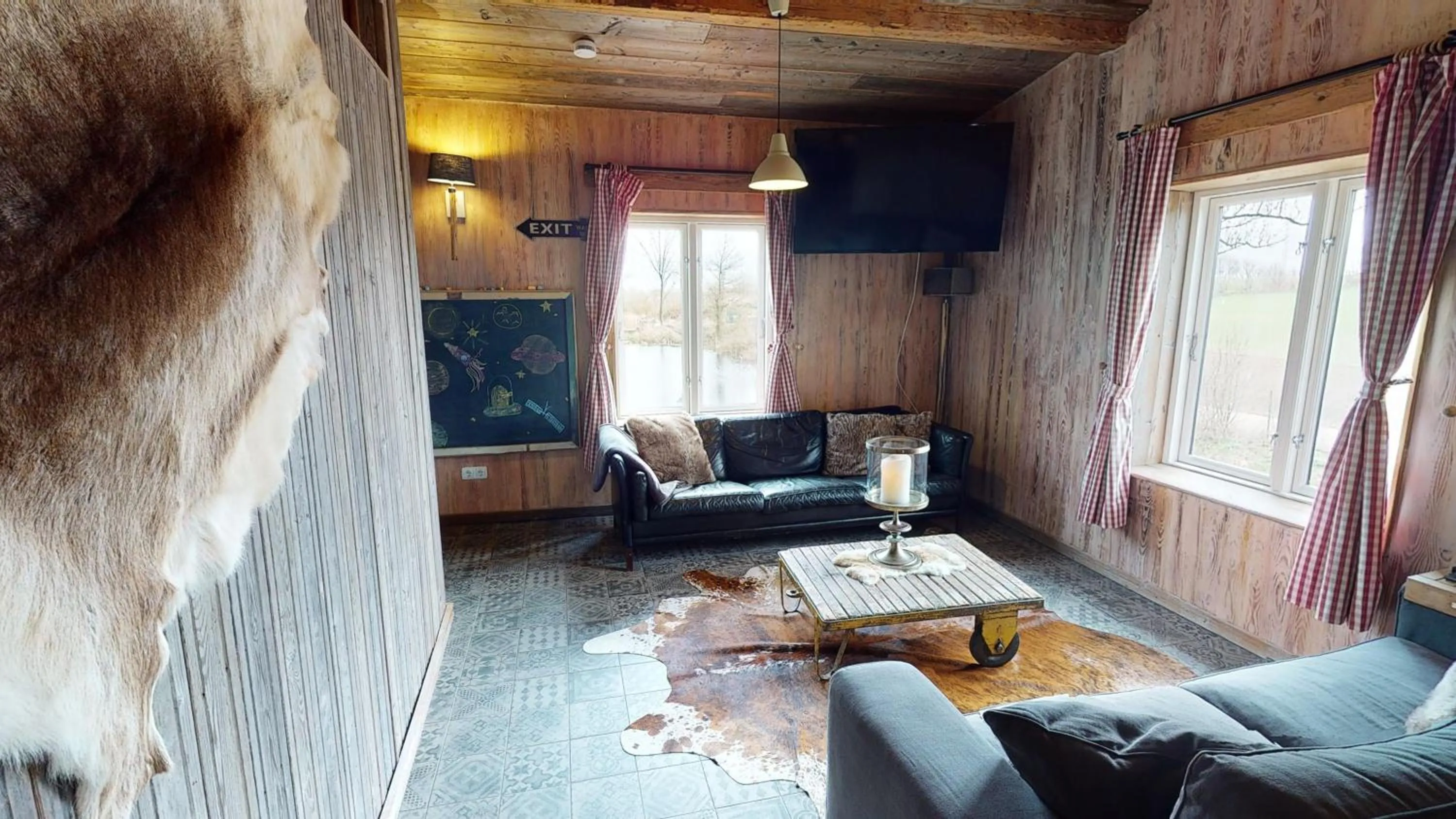 Living room in Herrenhaus Gut Neuruppersdorf