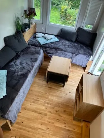 Living room, Bed in Herrenhaus Gut Neuruppersdorf