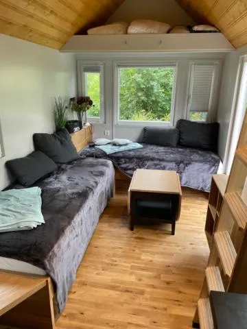 Living room, Bed in Herrenhaus Gut Neuruppersdorf