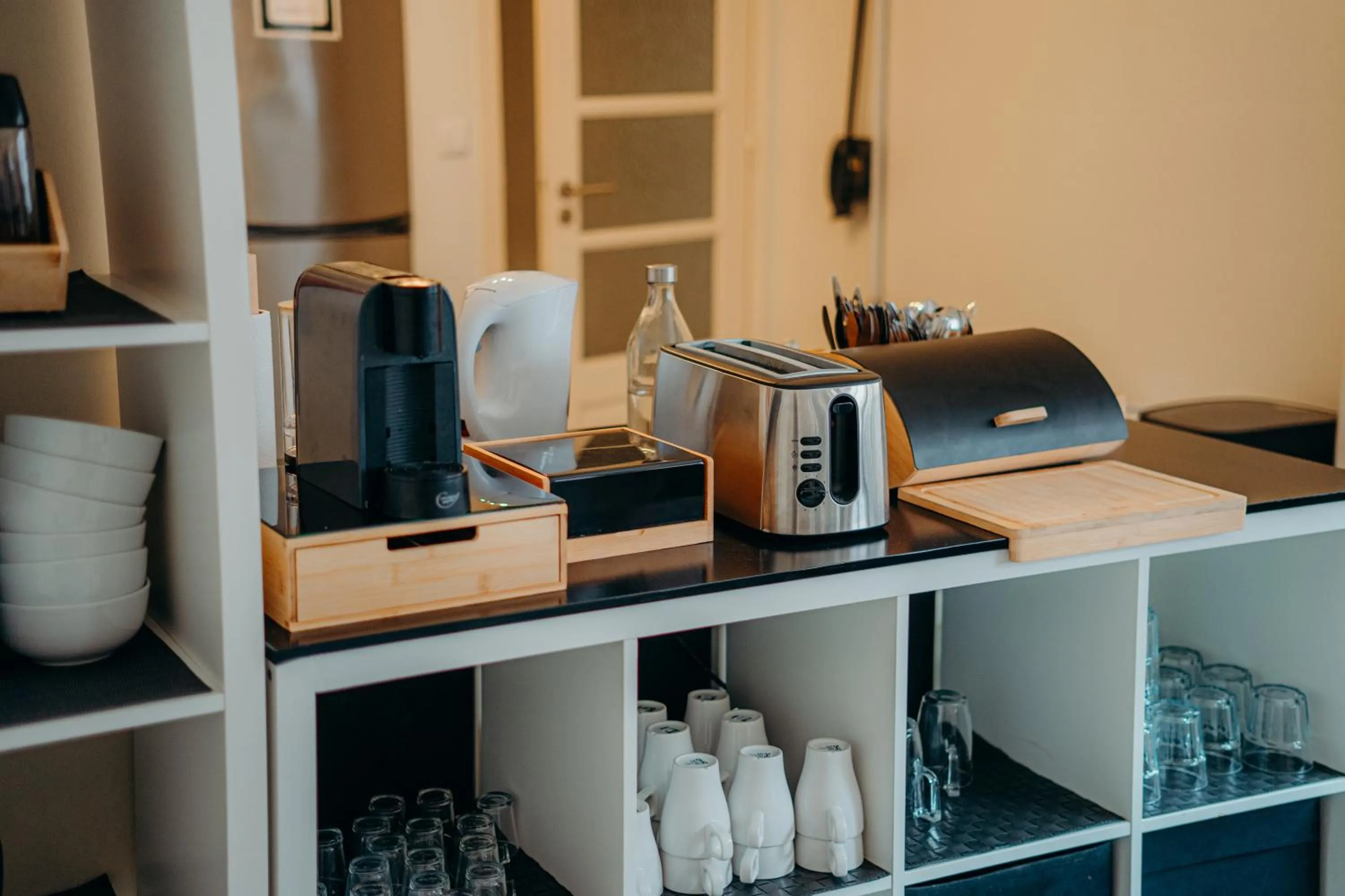 kitchen in Green Coast Surf House
