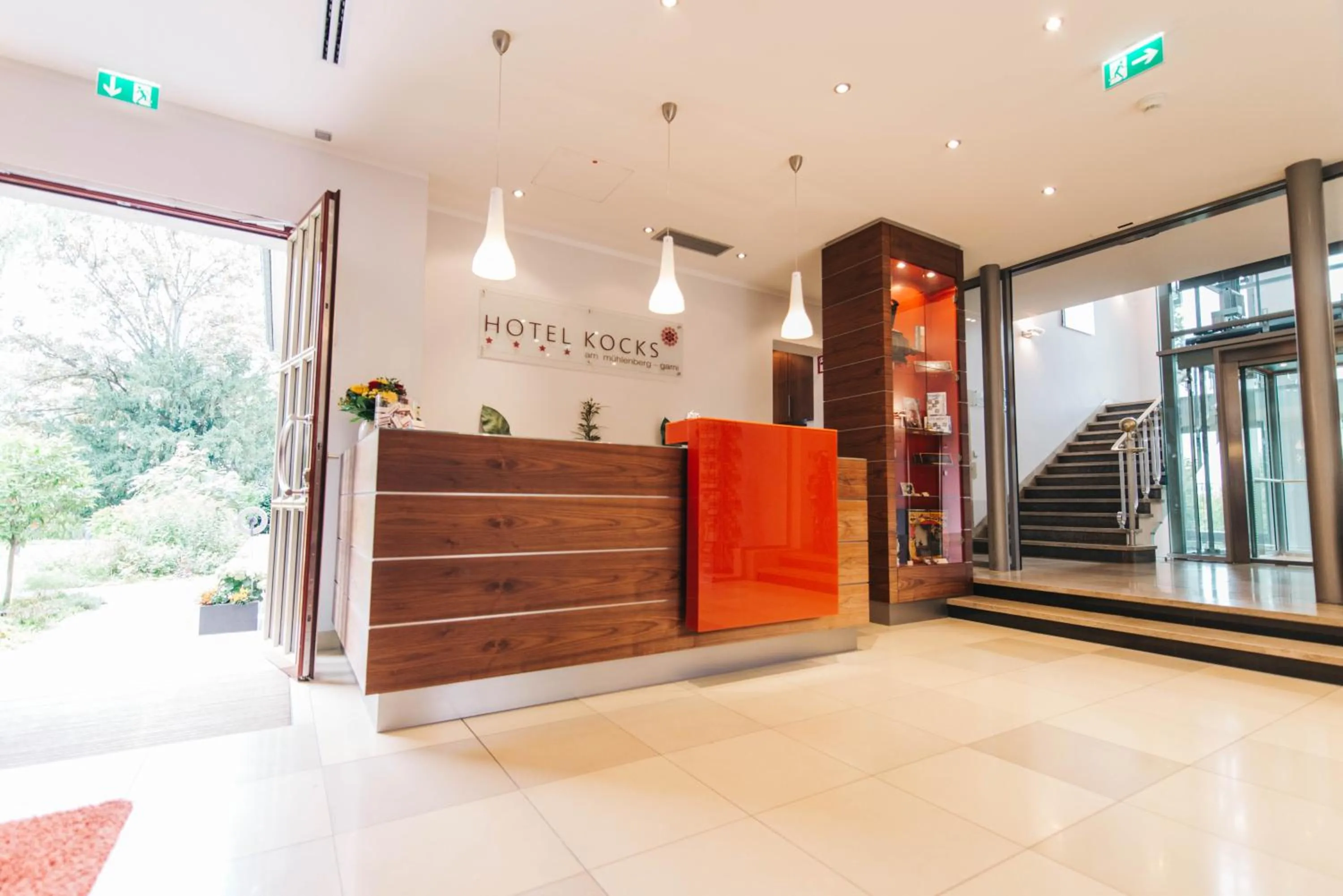 Lobby or reception in HOTEL KOCKS am Mühlenberg