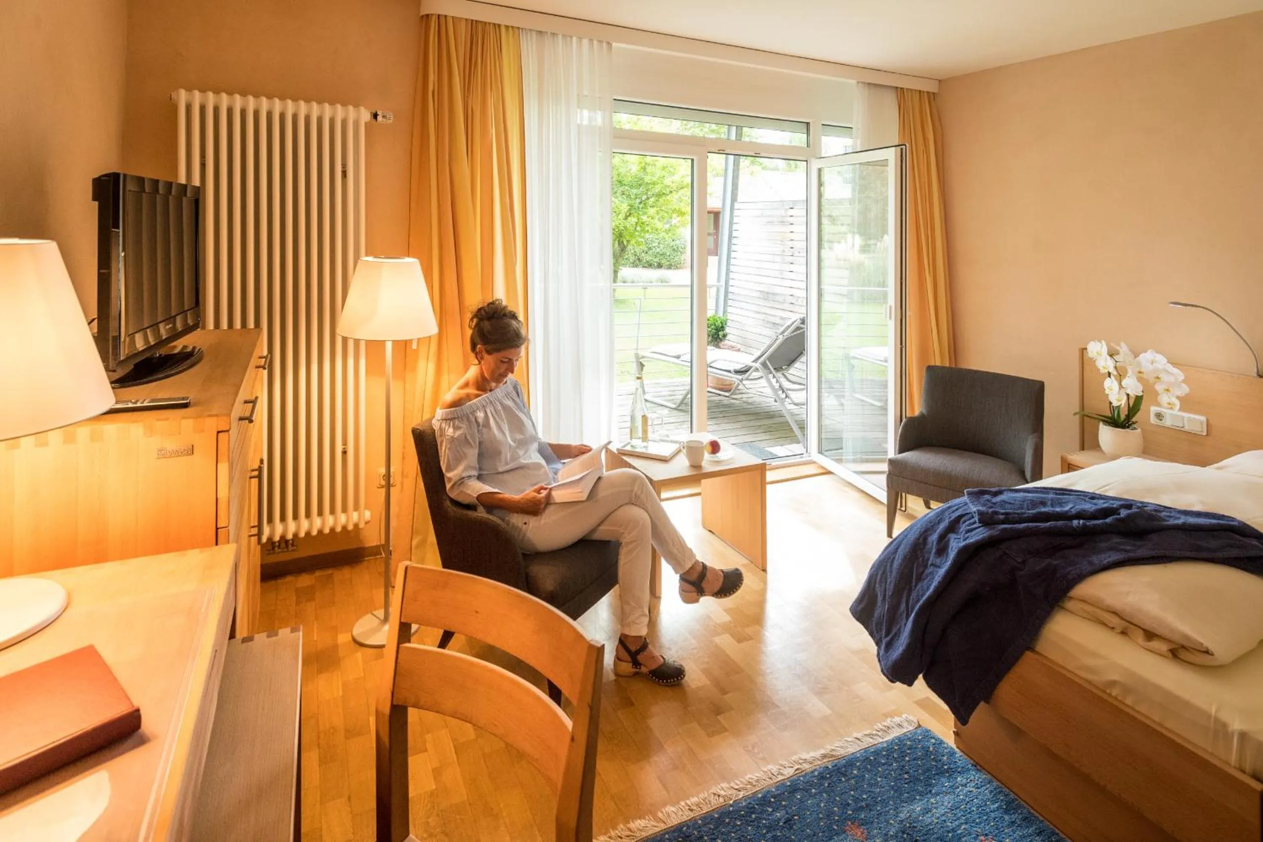 Photo of the whole room in Menschels Vitalresort