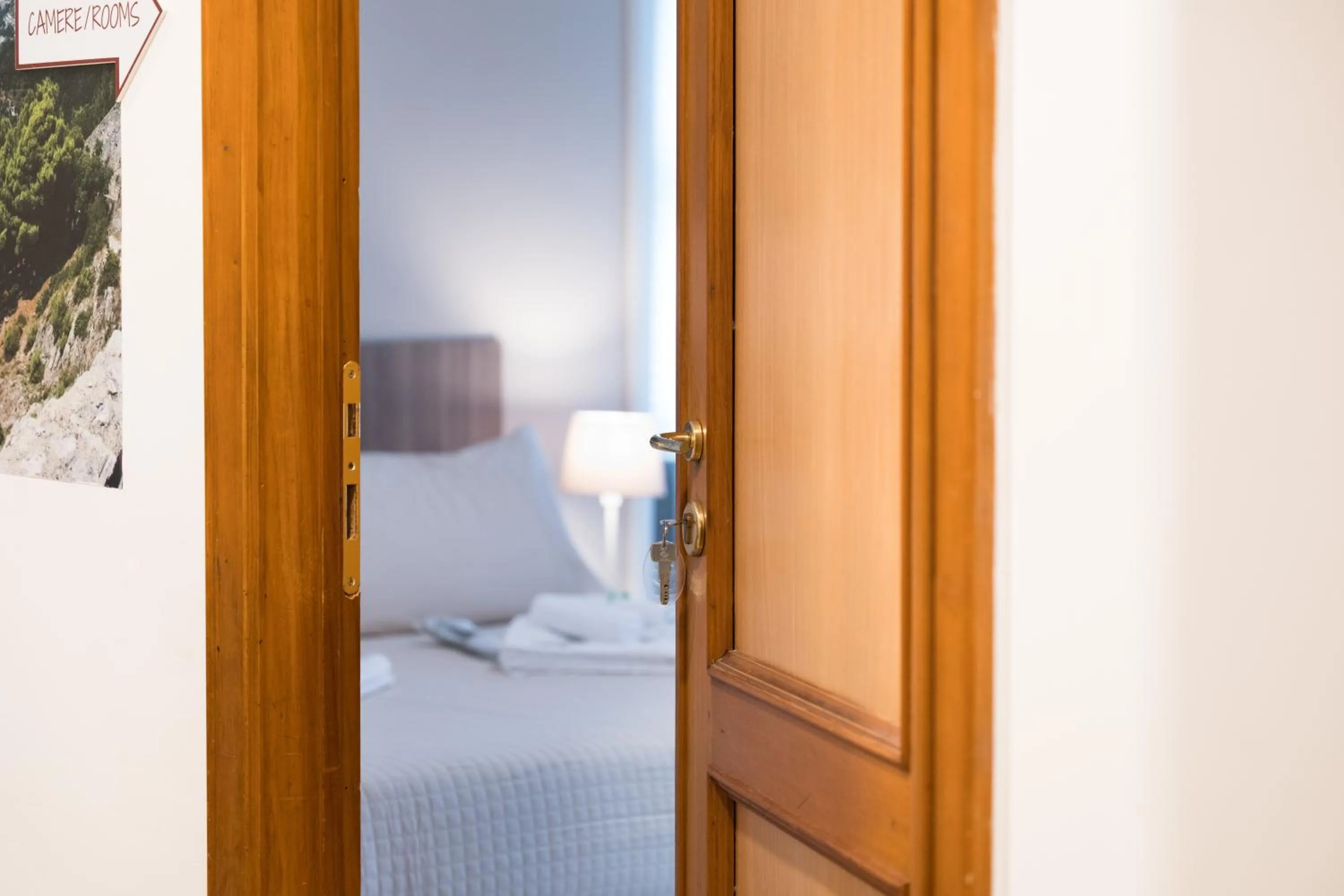 Bedroom, Bed in Panoramic Rooms Salerno