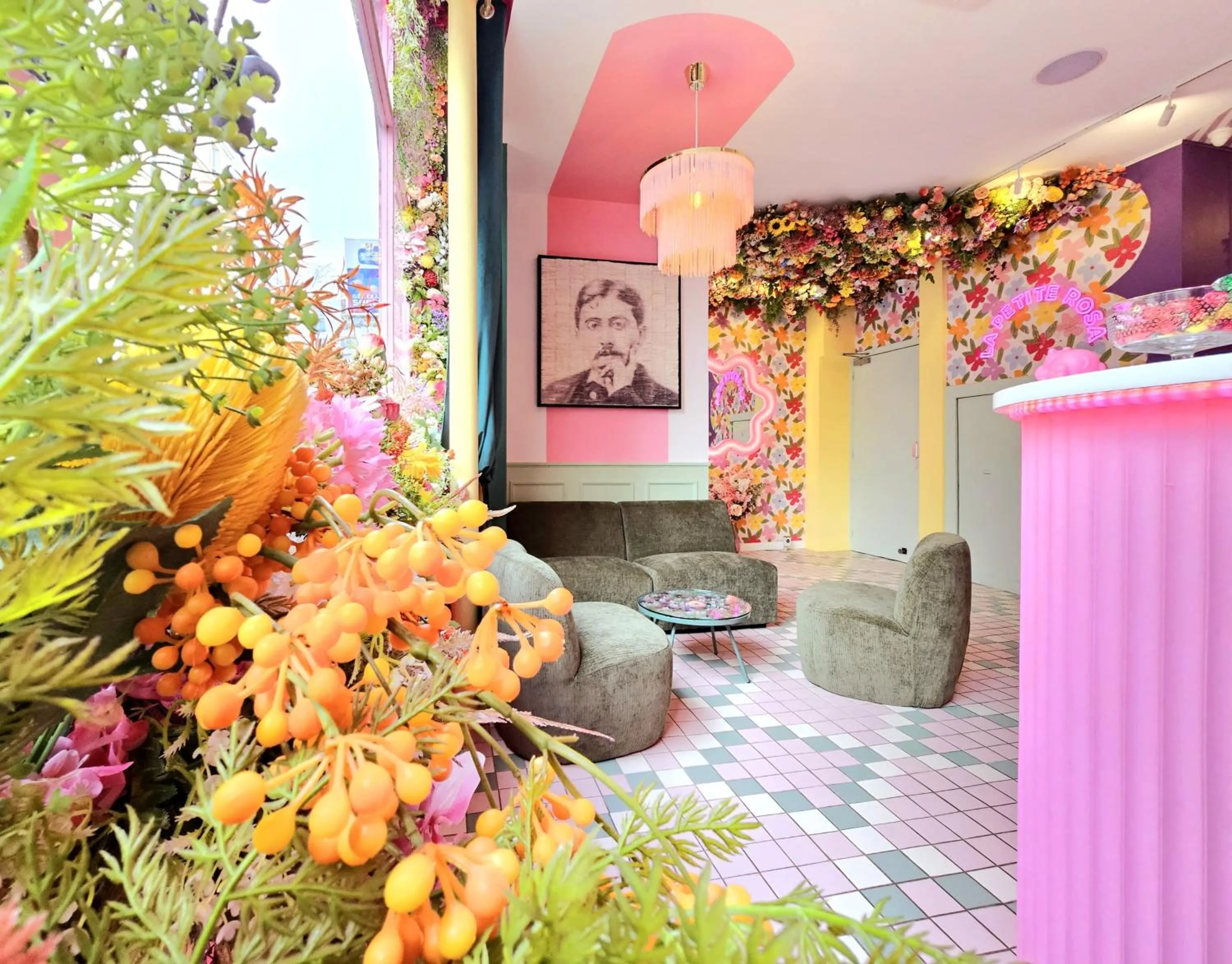 Lobby or reception in Hotel La Petite Rosa