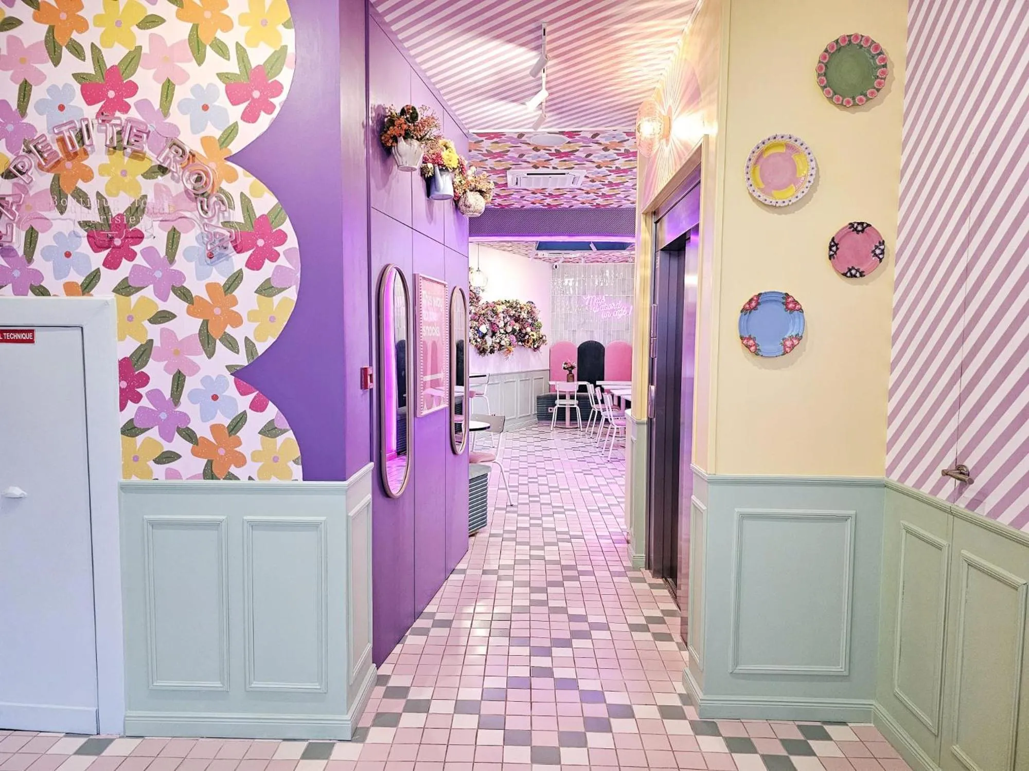 Lobby or reception in Hotel La Petite Rosa