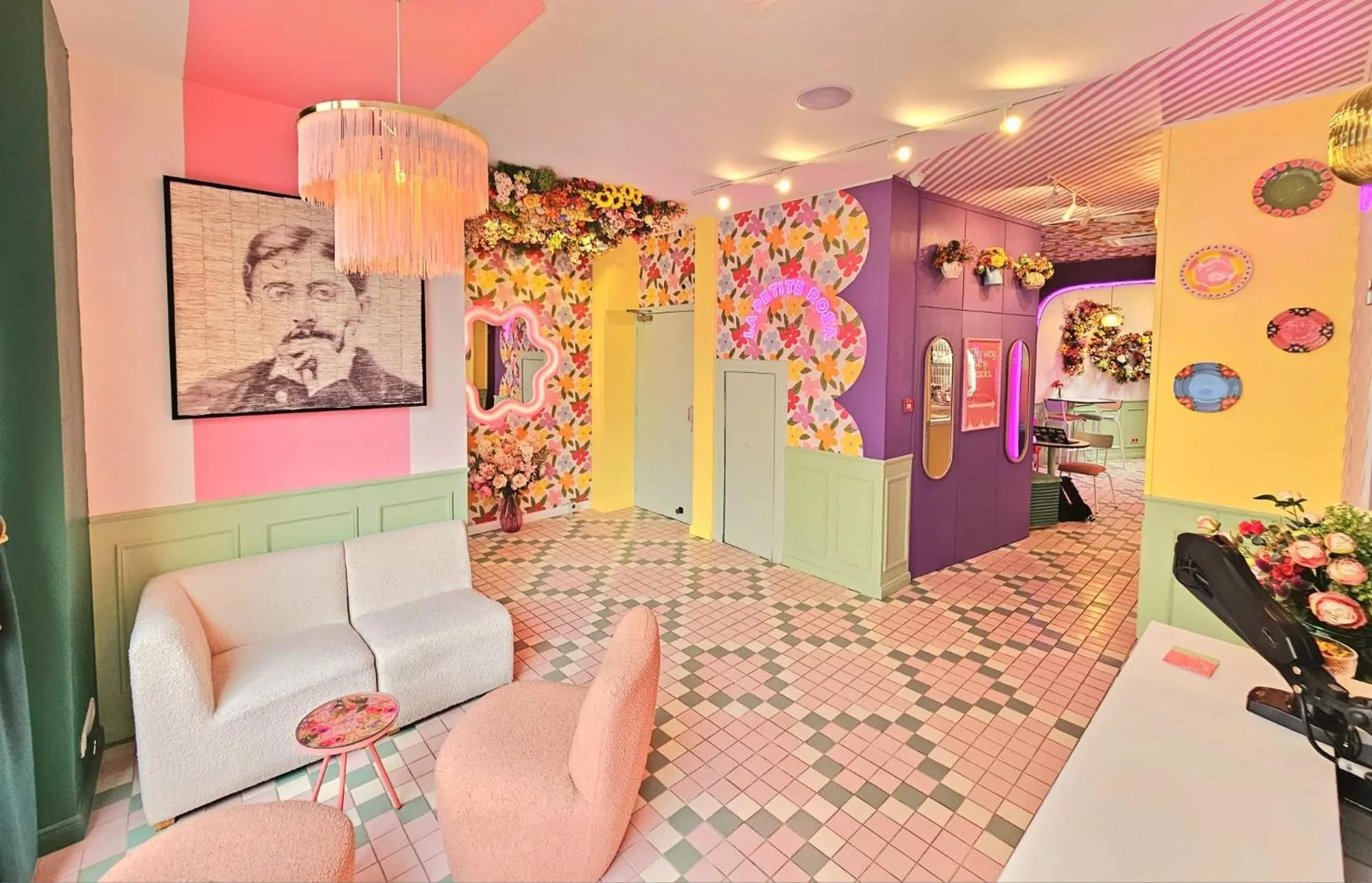 Lobby or reception in Hotel La Petite Rosa