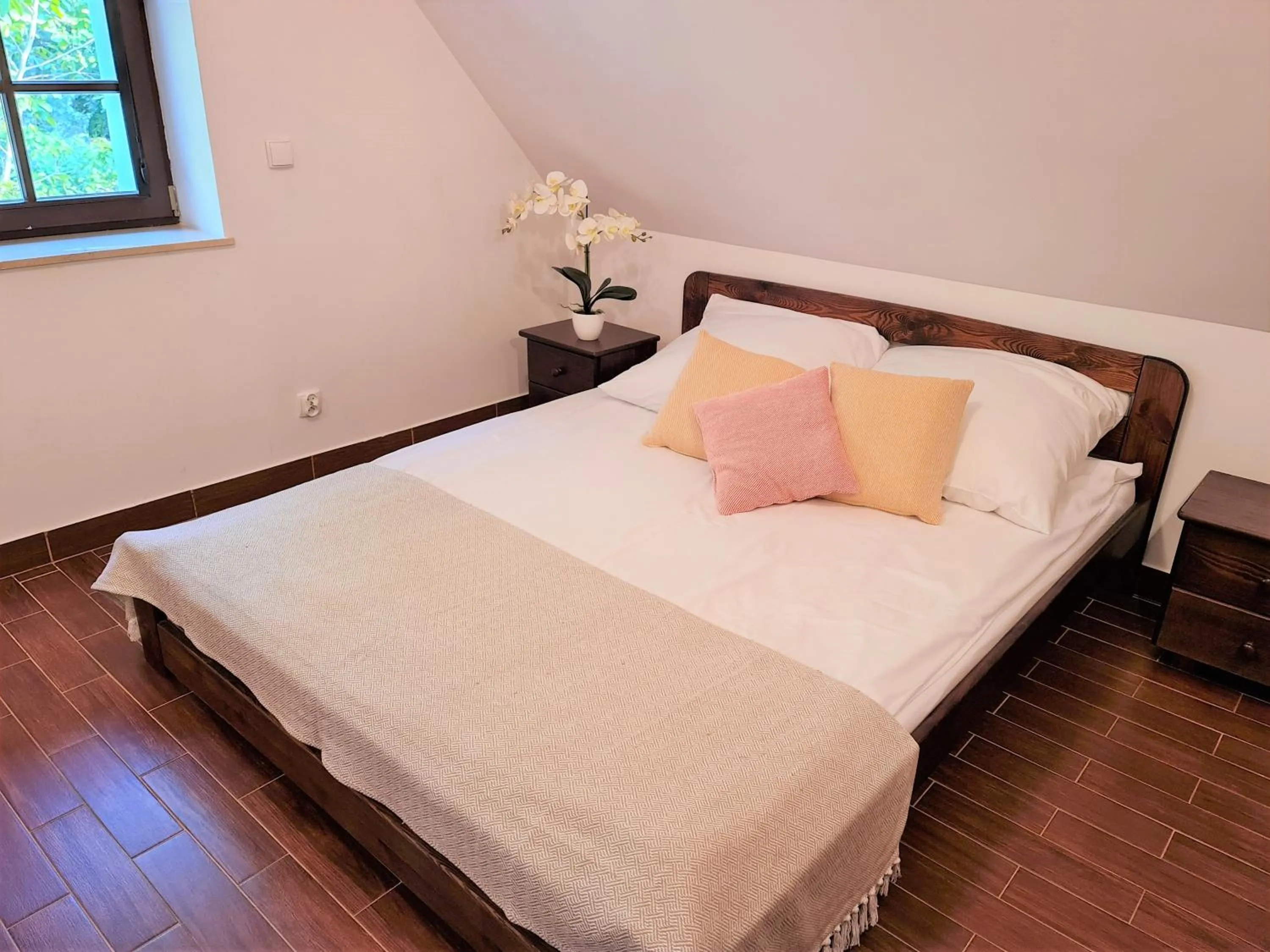 Bedroom, Bed in Spichlerz Bliźniaczy