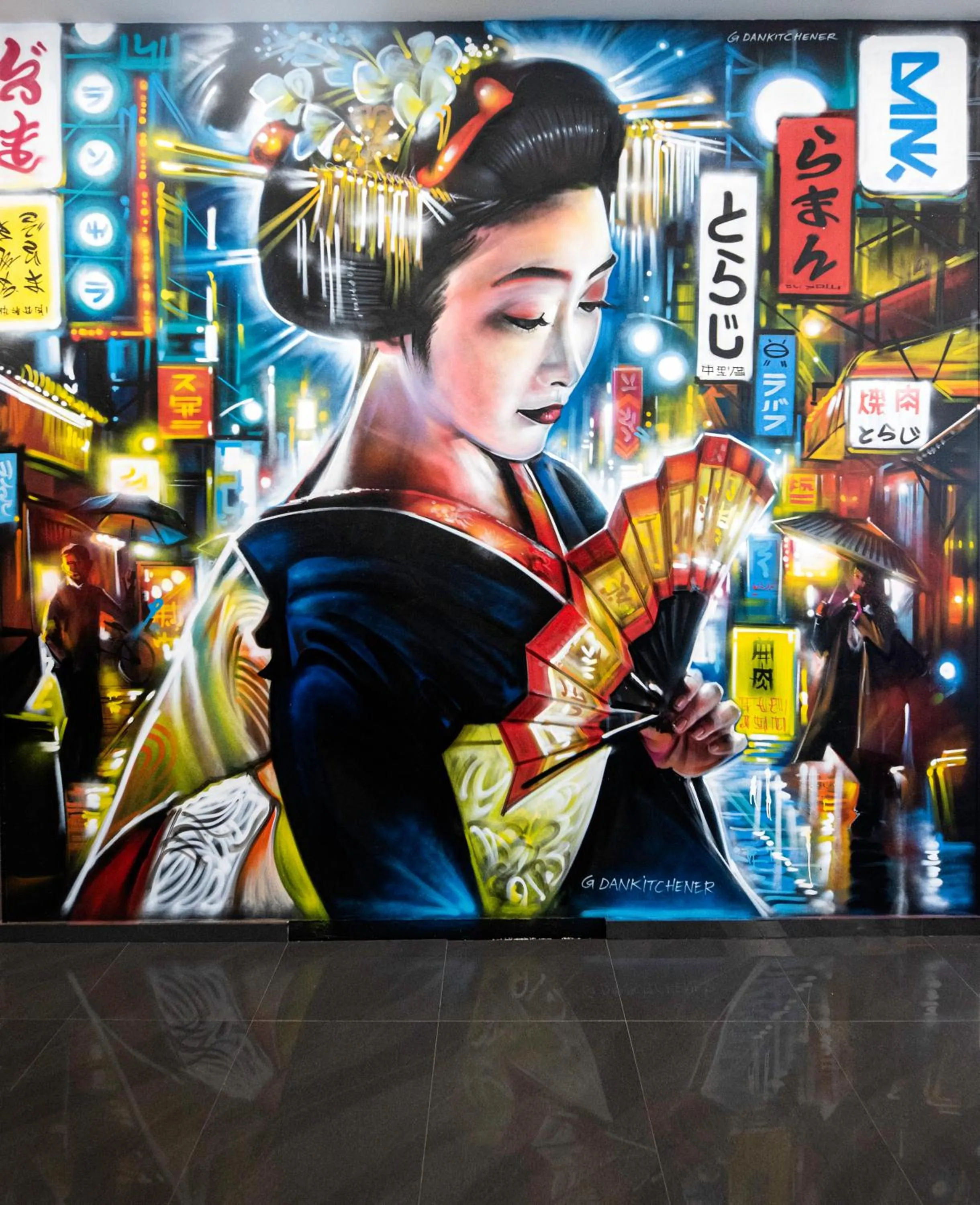 Decorative detail in Rise Urban Art Hotel